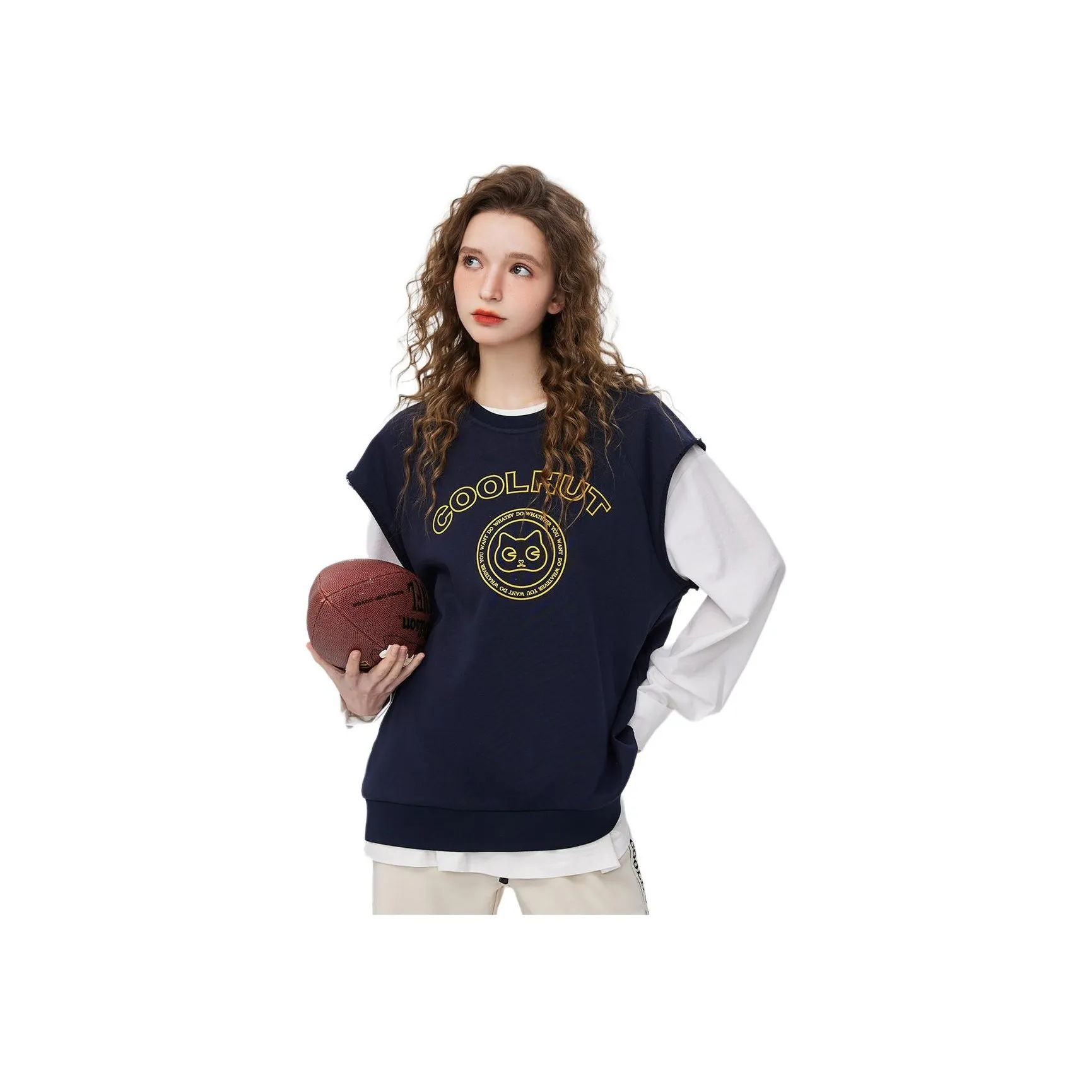 Coolhut Темно-синий Женские Жилеты