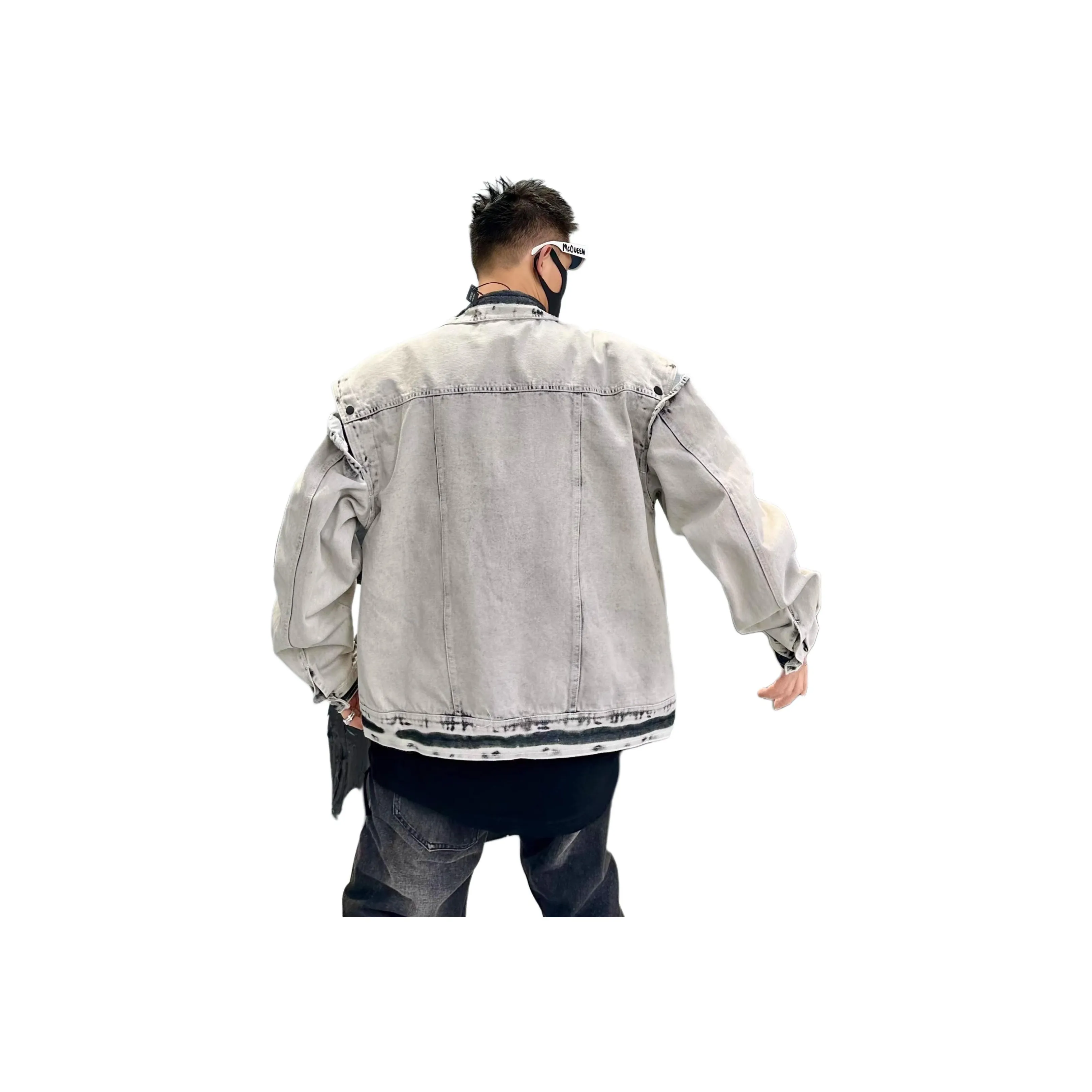 AYEA Denim Jackets Unisex Gray