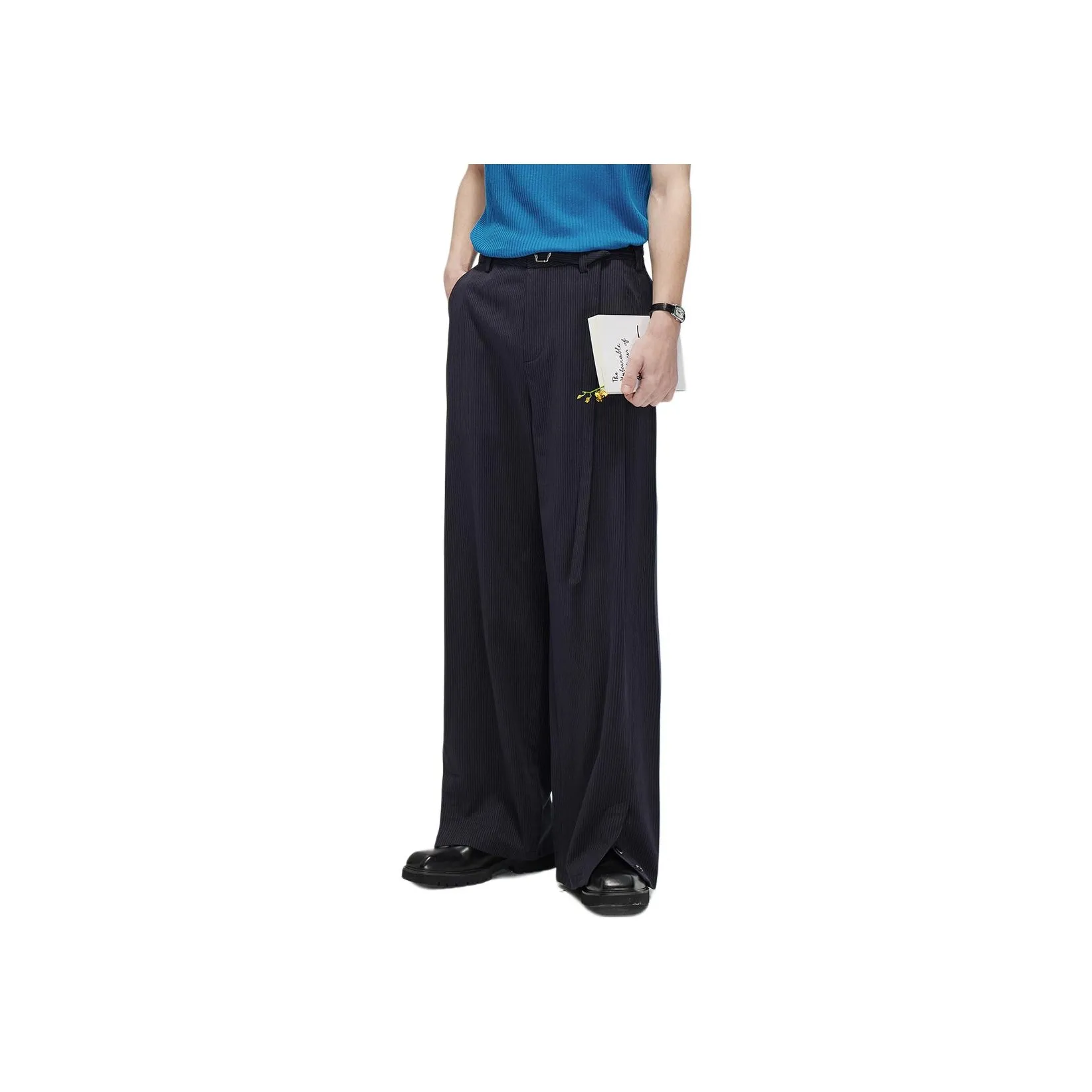 COKEIN Suit Trouser Men's Navy Blue