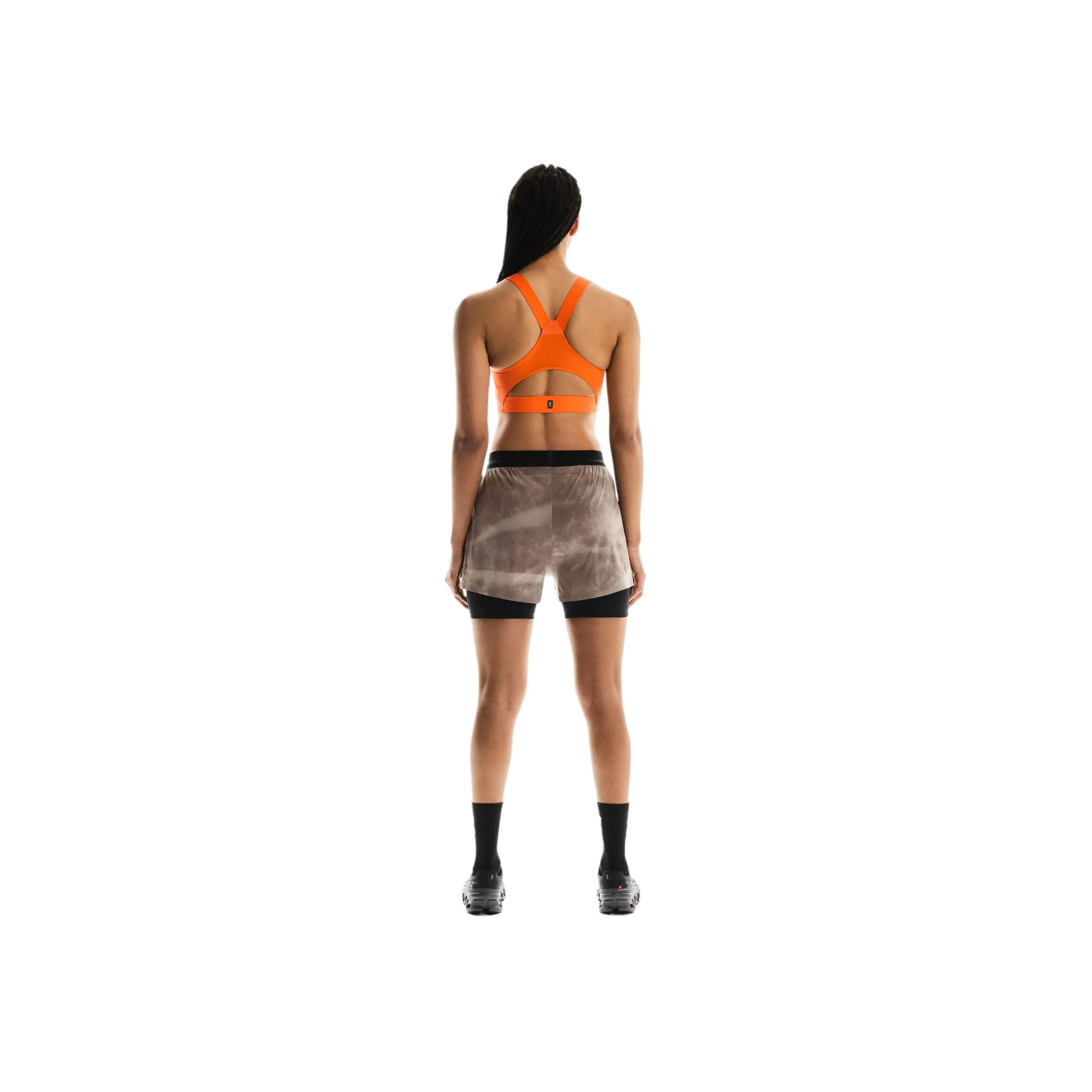 On Performance Sports Shorts Women's Graphite Gray/Black