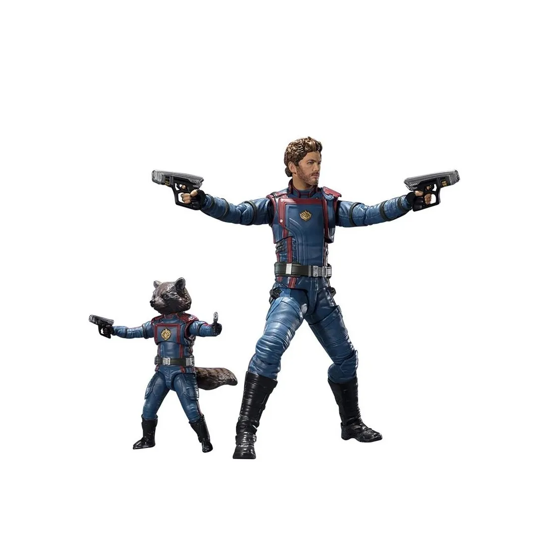 BANDAI SHF Marvel Guardians Of The Galaxy Volume 3 Star Lord Rocket Raccoon Action Figures