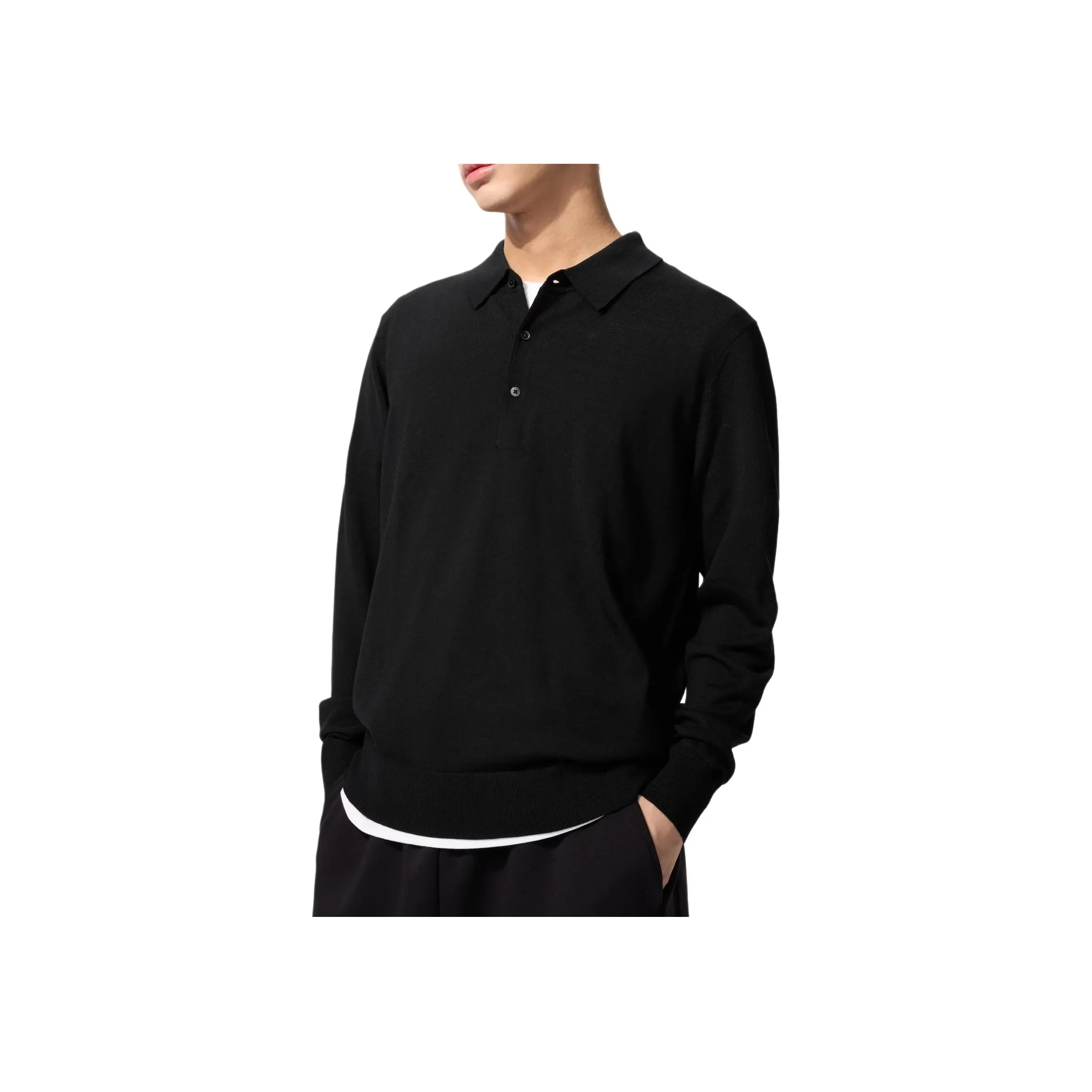 UNIQLO Мужская черная поло