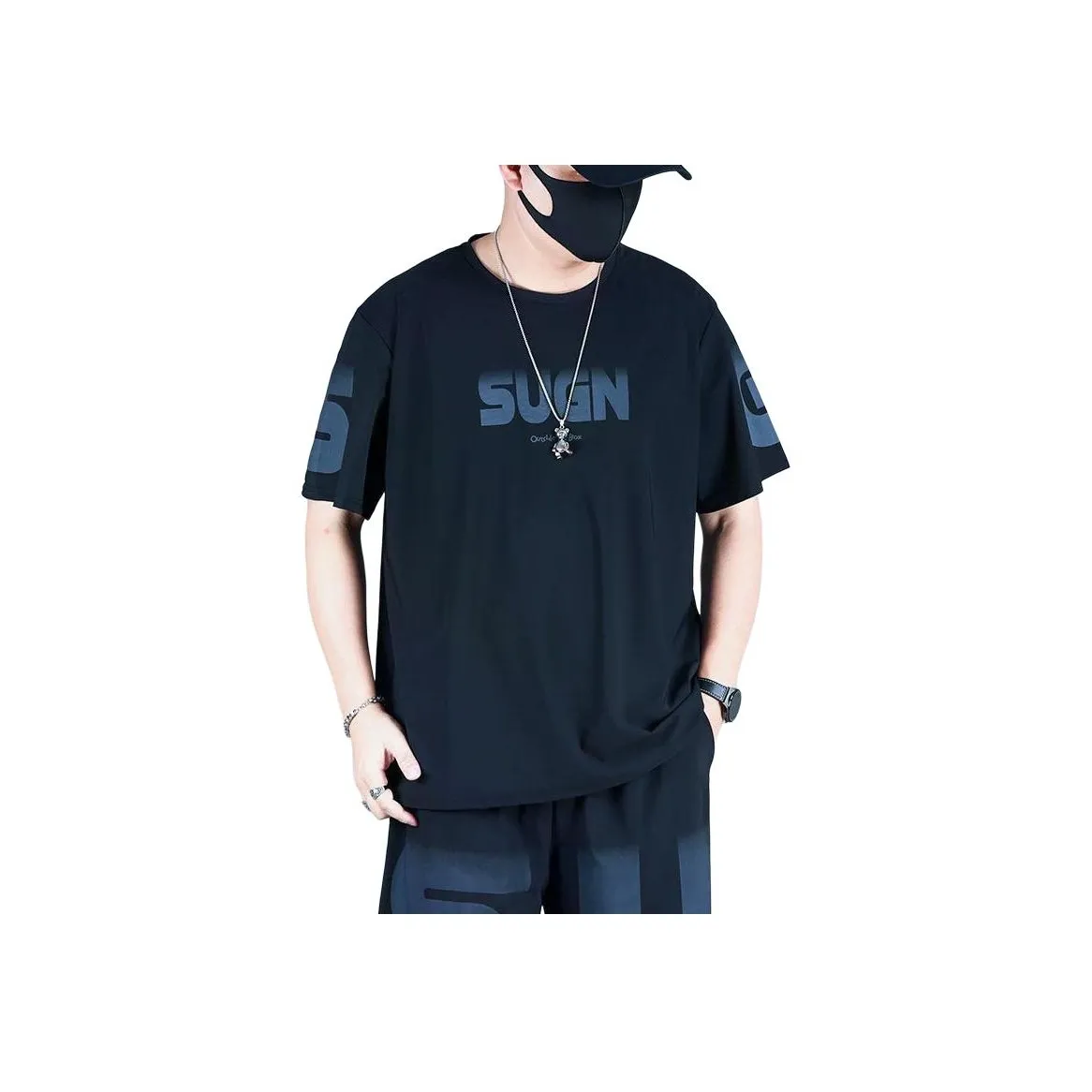 Trendy Customer Черный, Ice Silk Cooling Men's T-Shirt