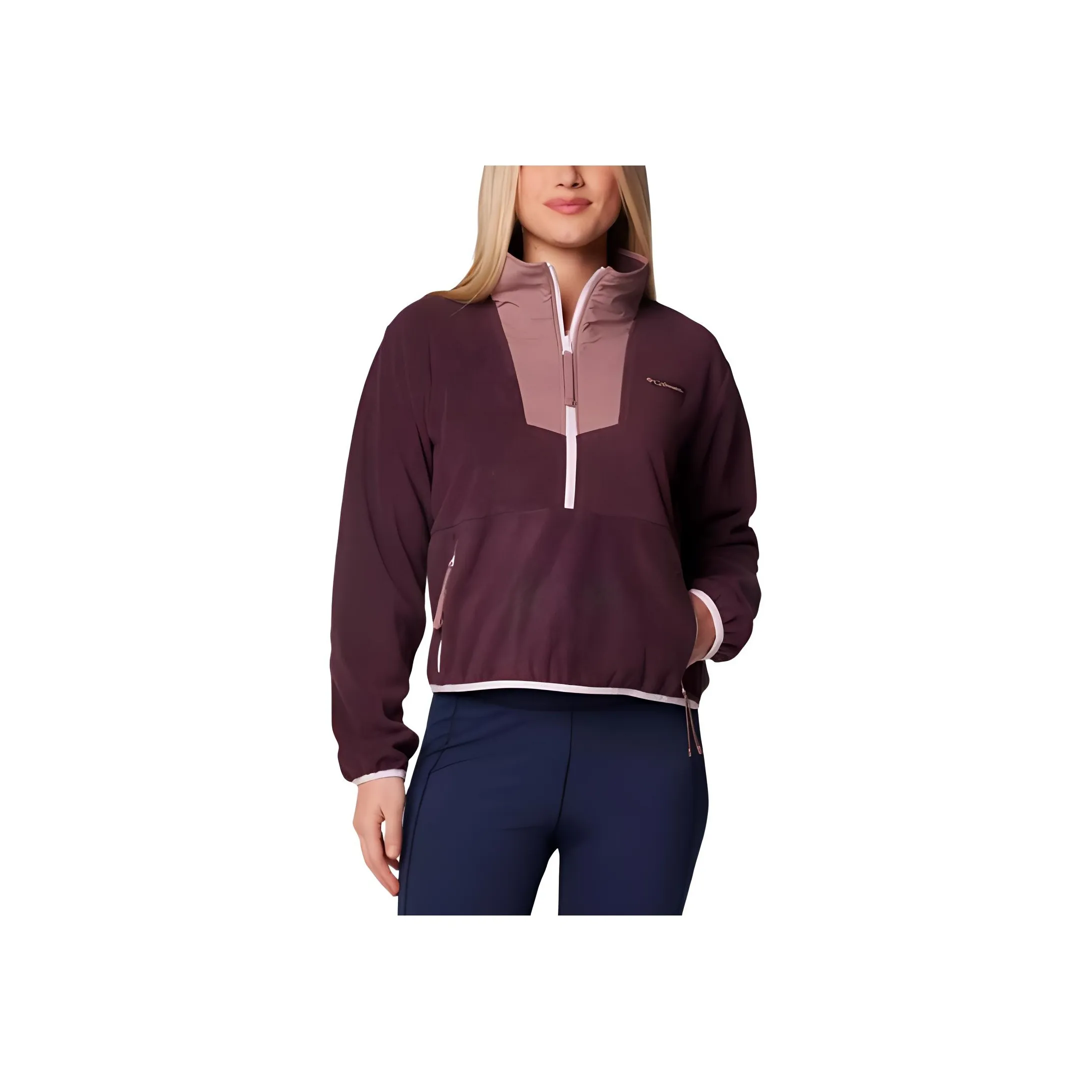 Columbia Sequoia Grove™ Half Zip Fleece Jackets & Coats Women's Brown Red