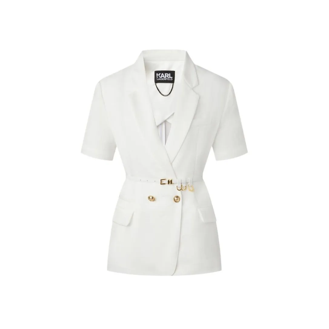 Karl Lagerfeld Бизнес-костюм Пальто Женское Белое