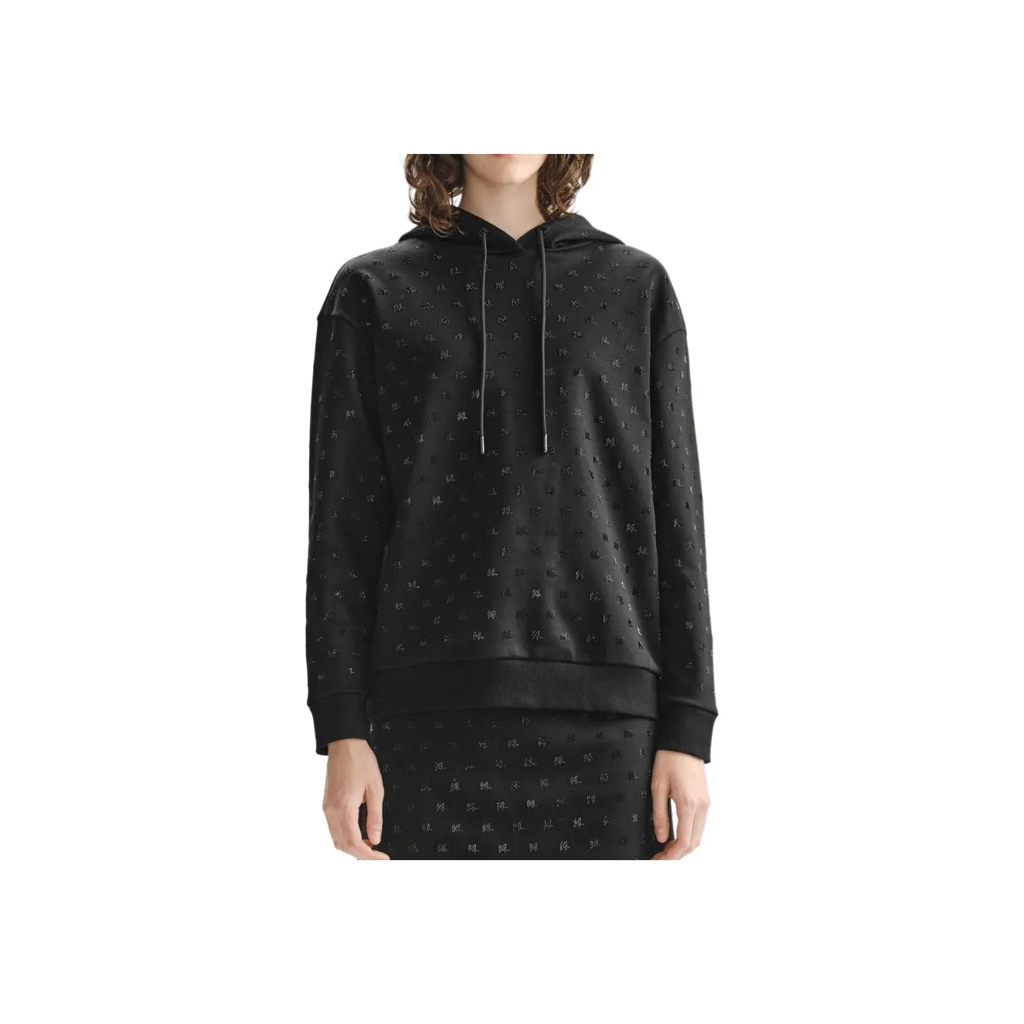 Свитшот KARL LAGERFELD женский черный