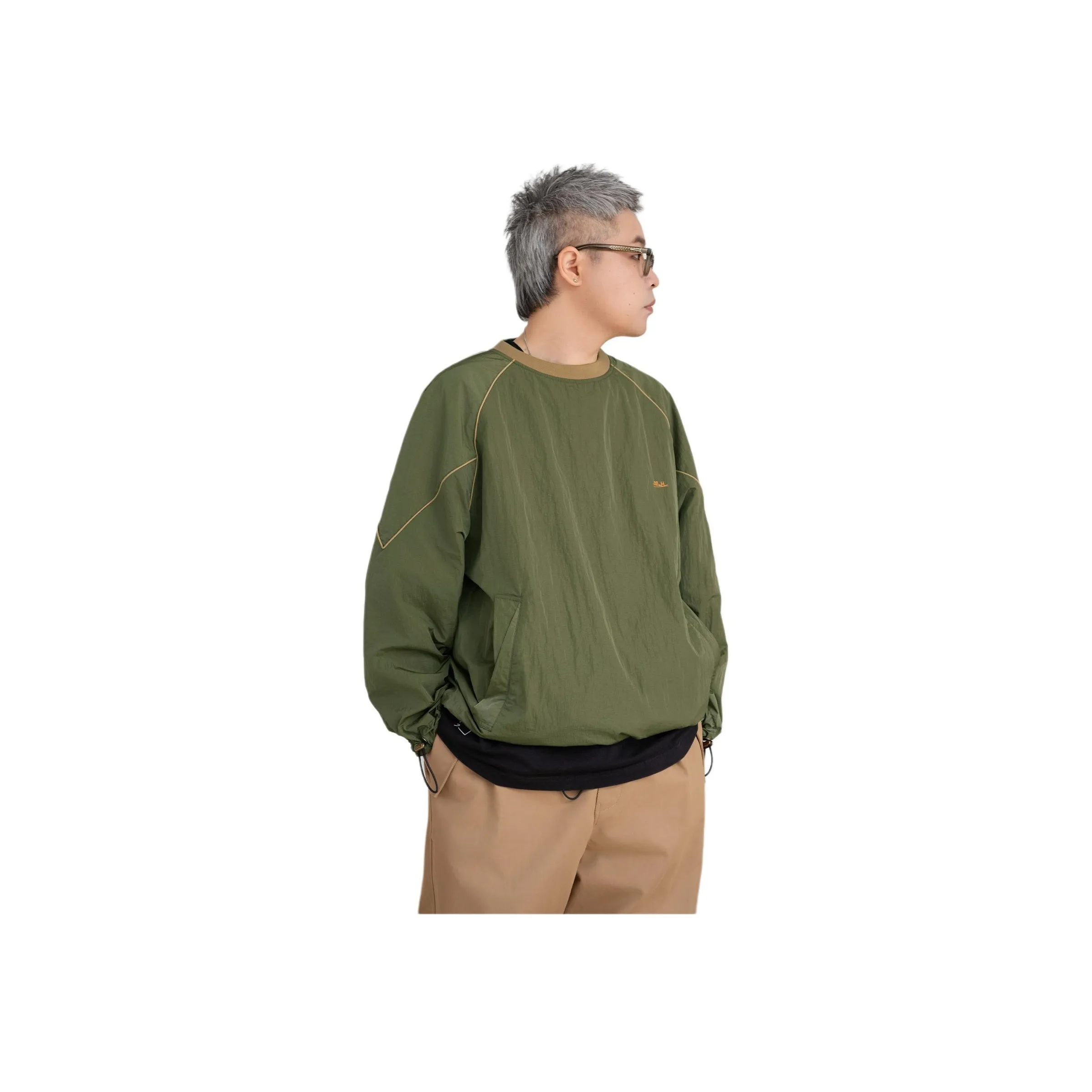 Halfwayhouse Зеленый Мужской Свитшот