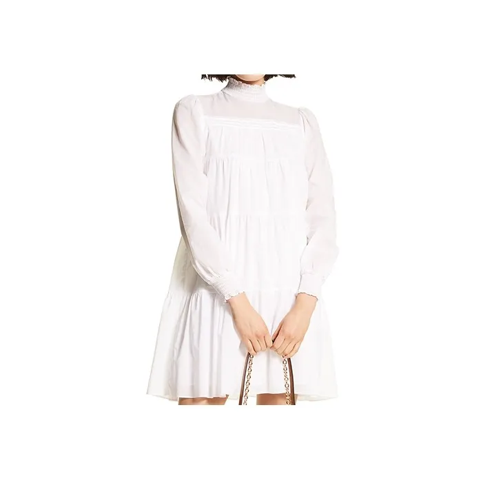 MICHAEL KORS Long Sleeved Dress Women's White