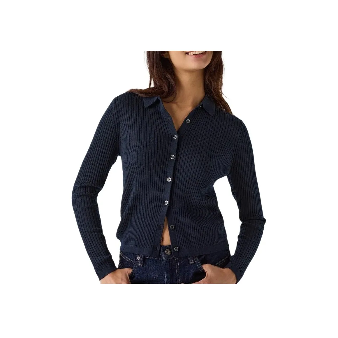 UNIQLO Свитер Женский Темно-Синий