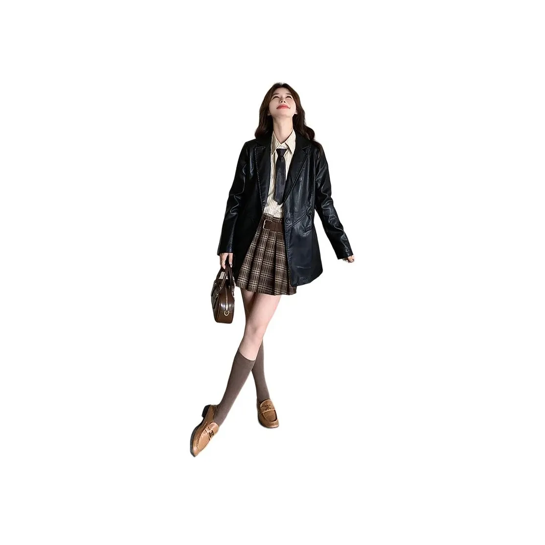 MEXICAN Черный Женские Кожаные Куртки