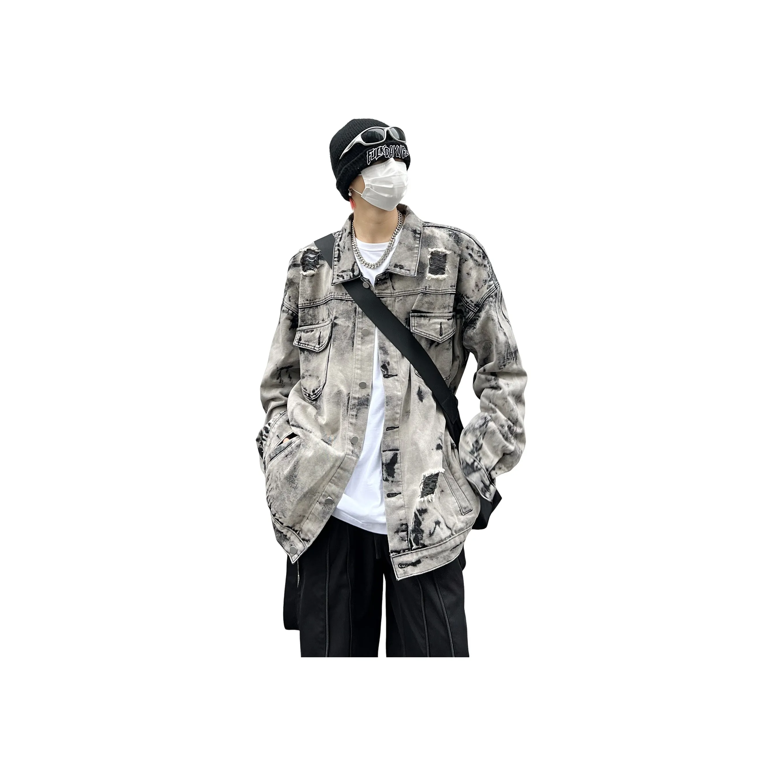 URBAN AUTHENTIC Jackets Coats Unisex Black