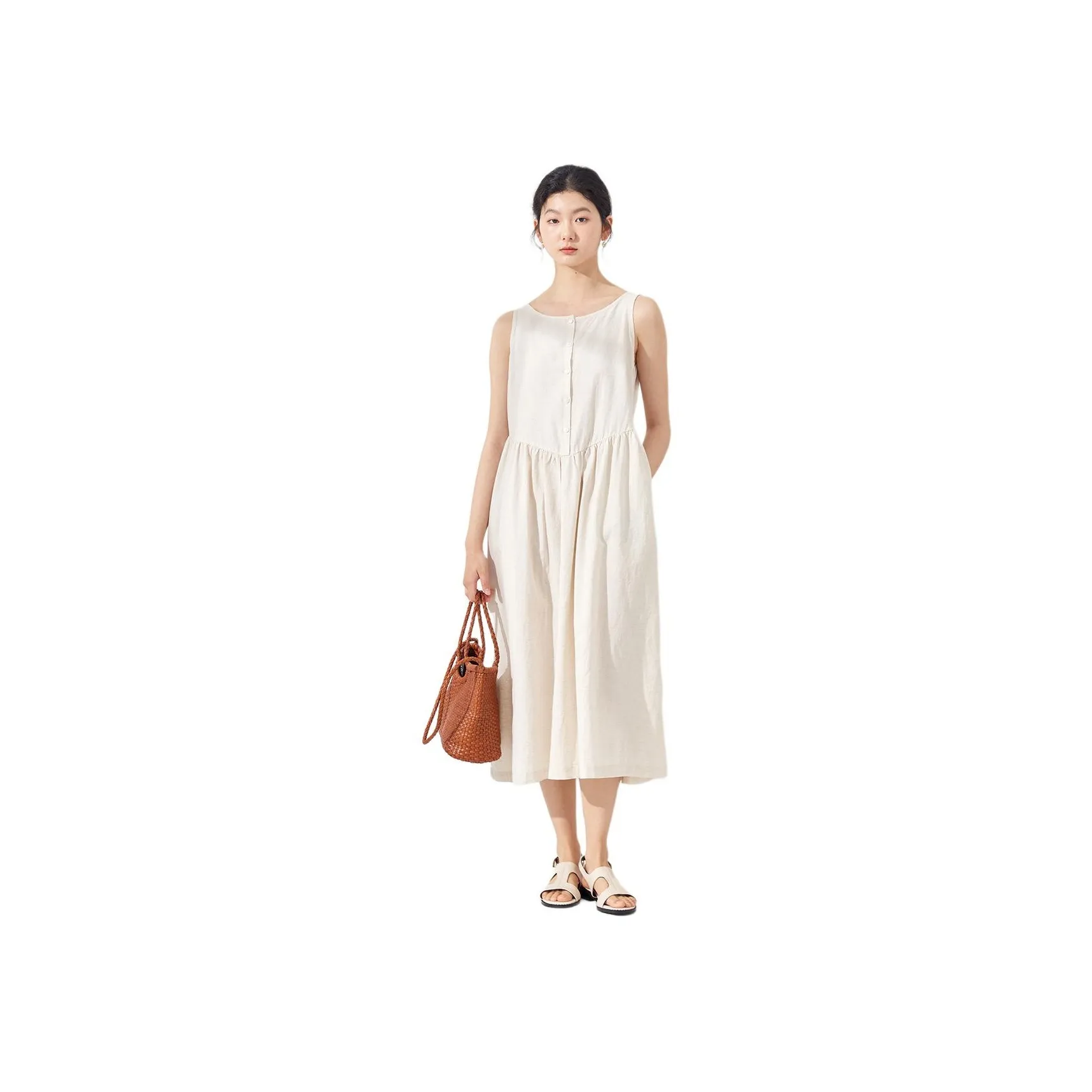 ZIMO Sleeveless Dresses Women's