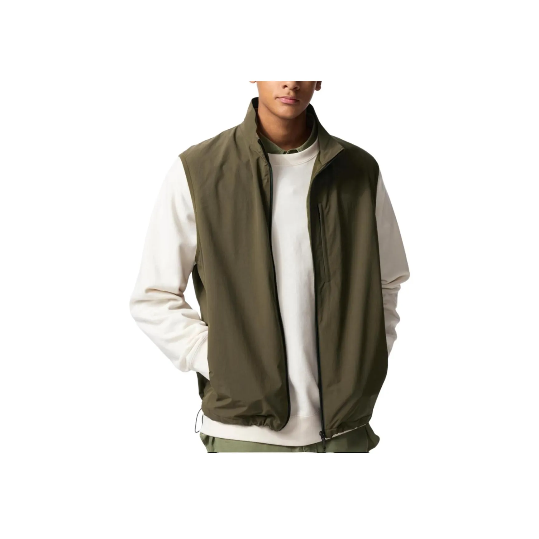 UNIQLO Vests Unisex Olive