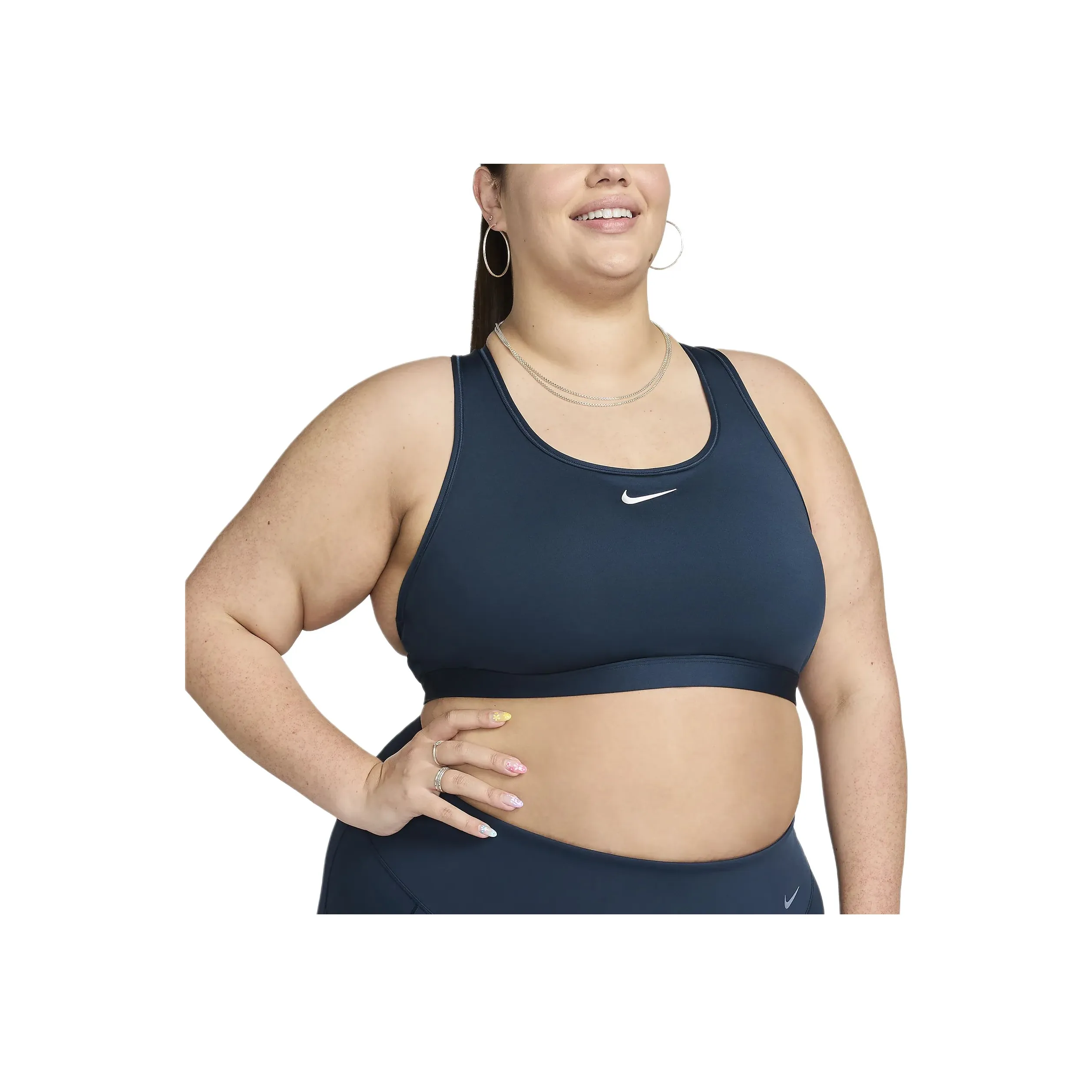 Nike Swoosh Medium Support Women's Padded Sports Bra Plus Size