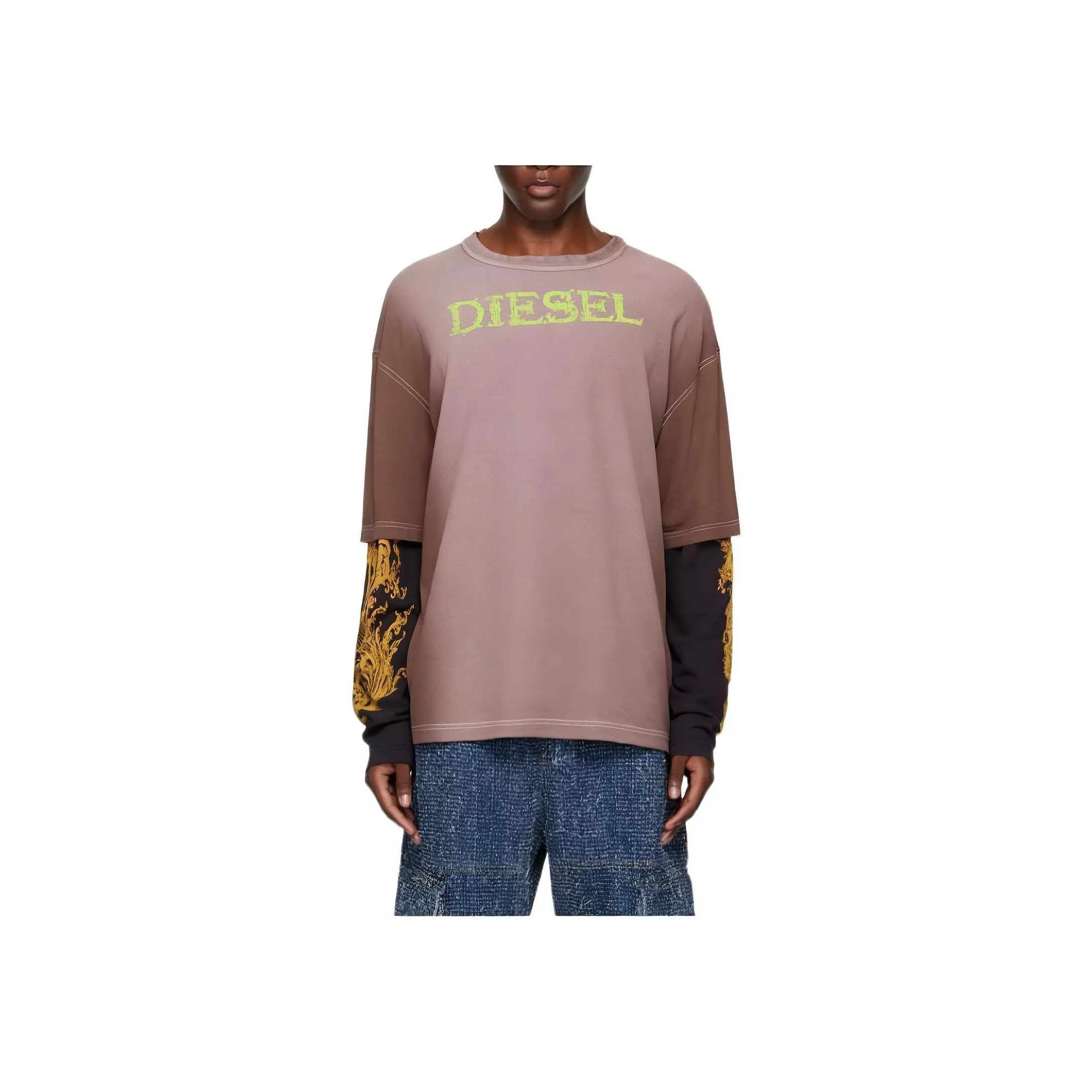 DIESEL T Shirts Men's Pink