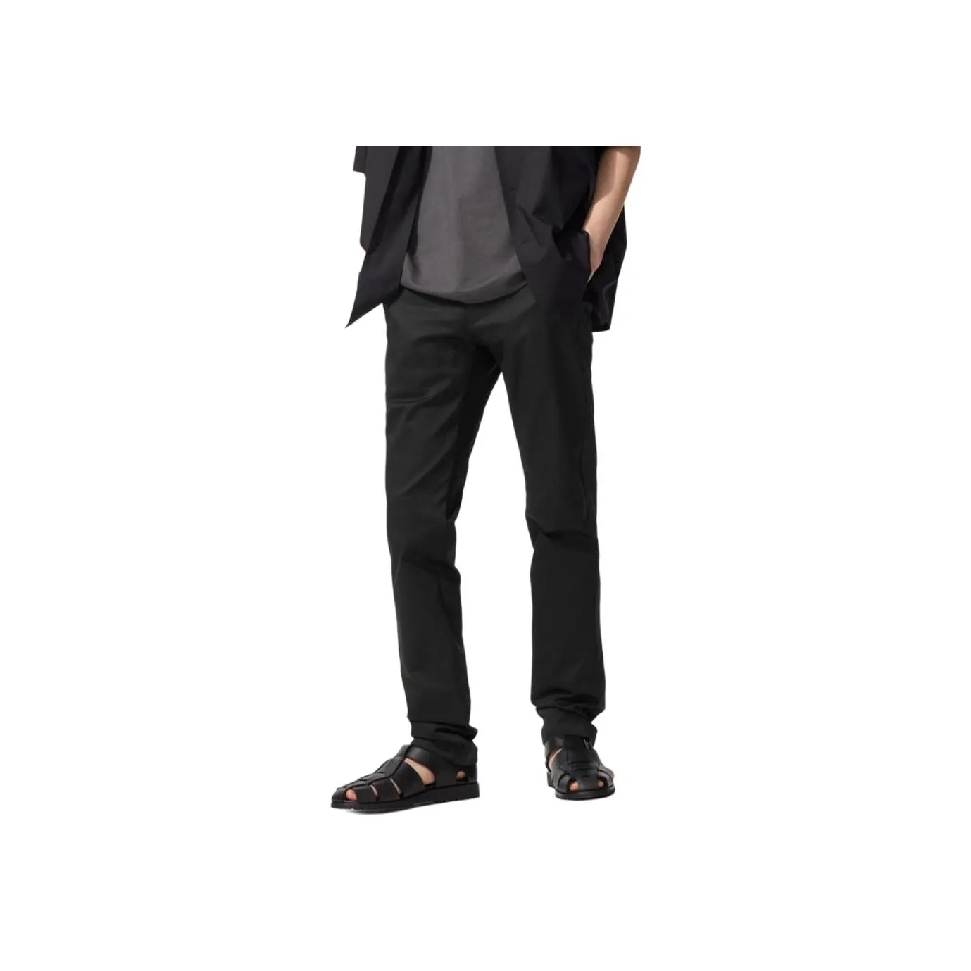 UNIQLO Casual Pants Unisex Black