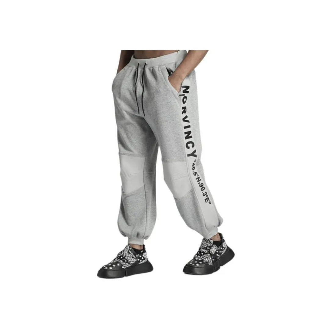 NORVINCY Ribbed Multicolor Knitted Sweatpants Unisex