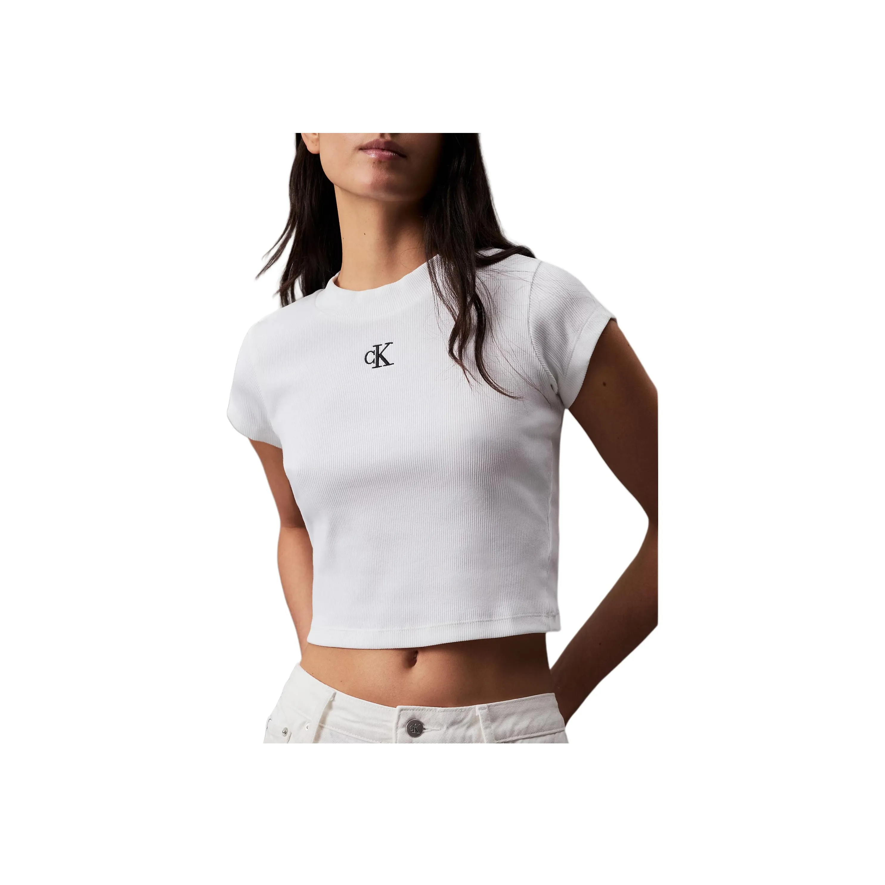 CALVIN KLEIN T-Shirt Женская Bright White Europe Version