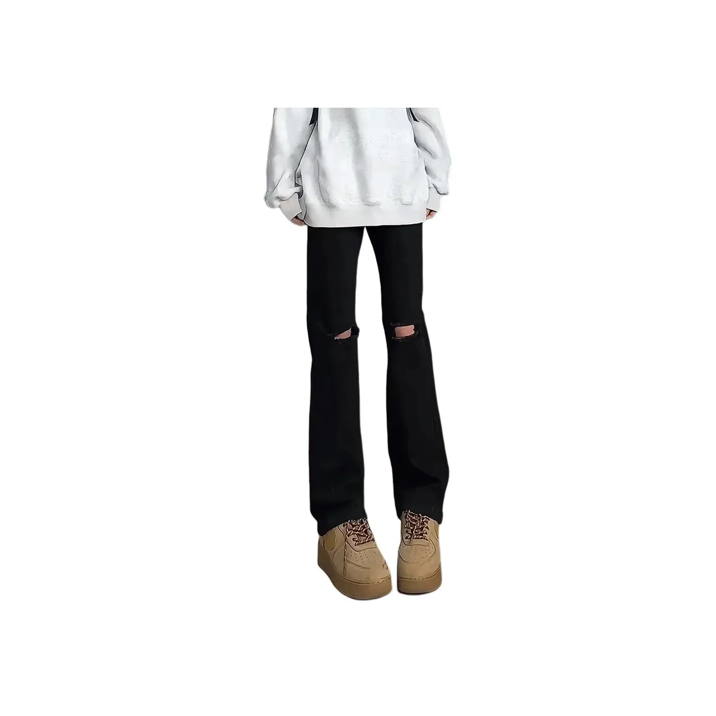 YEARNED Черные Женские Джинсы