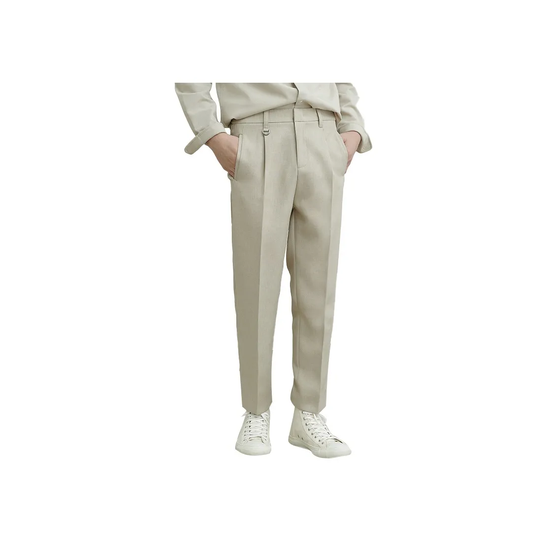 A.B.X Spring Ankle Length Casual Pants Men's