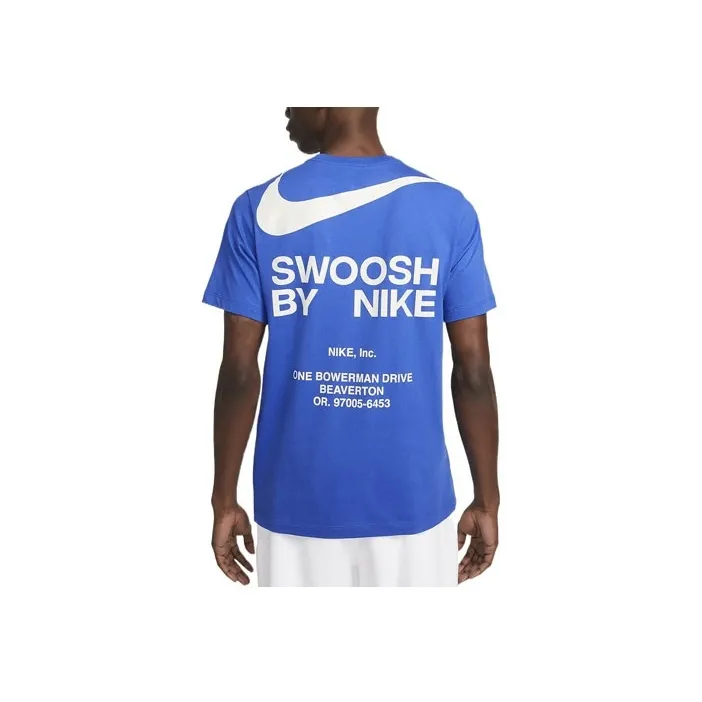 Nike T Shirts Men's Blue