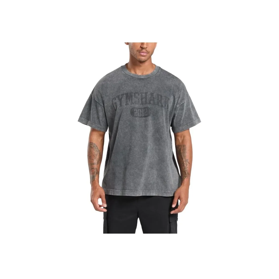 GYMSHARK T Shirt Men's Asphalt Gray