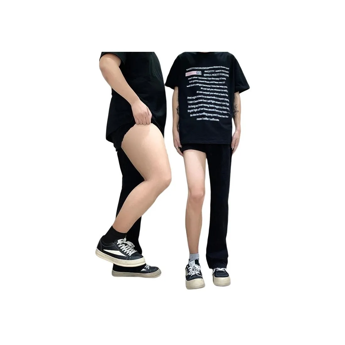 SUNSETMONENT Jeans Unisex Black