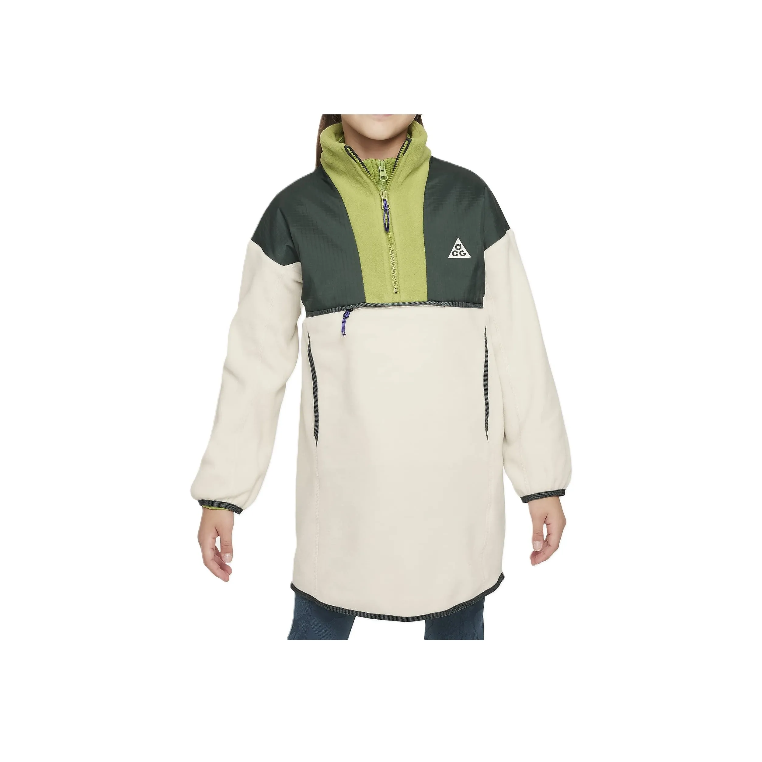 Nike Бархат Feel Пальто ACG Винтажный зеленый Подростки