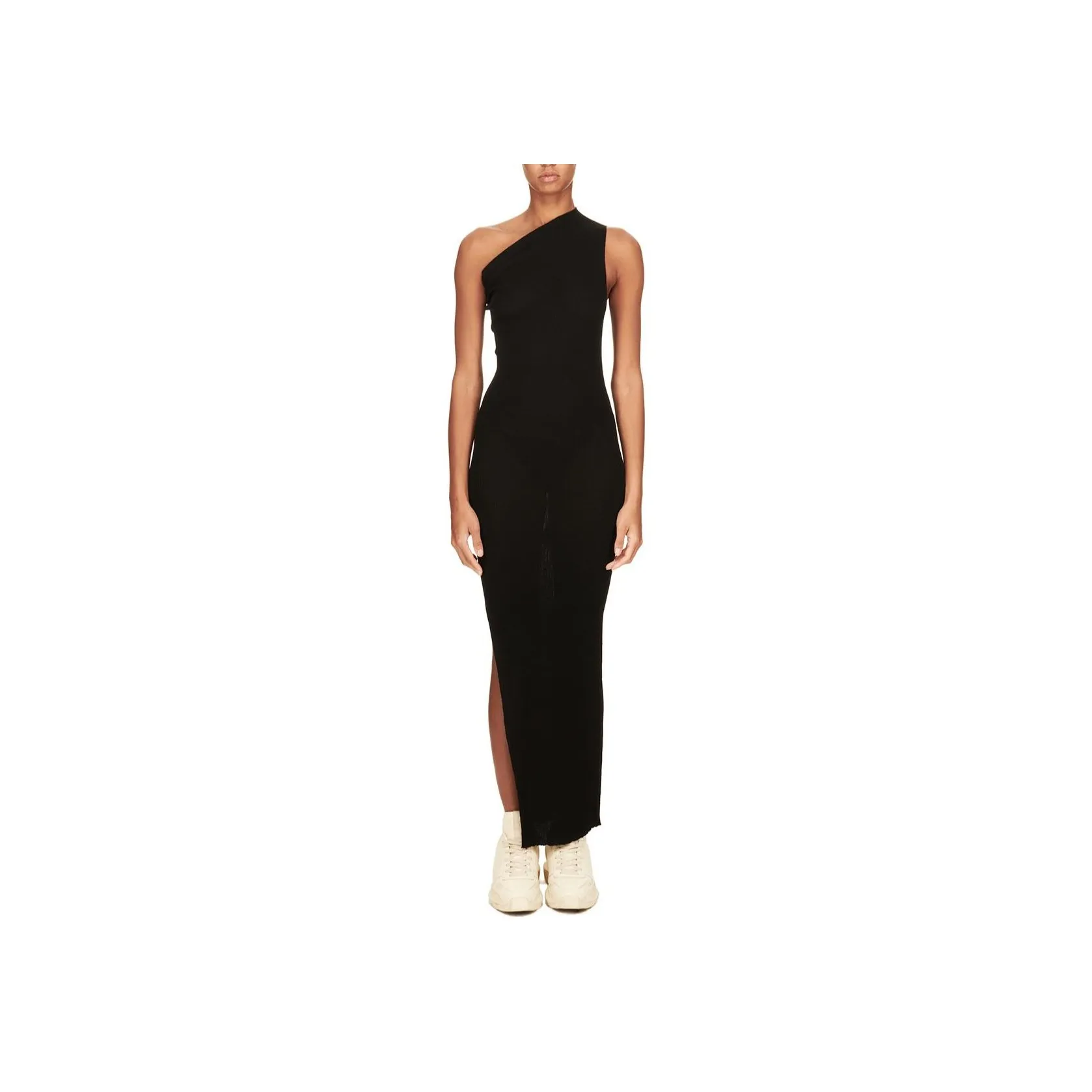 RICK OWENS Athena One Shoulder Knitted Dress