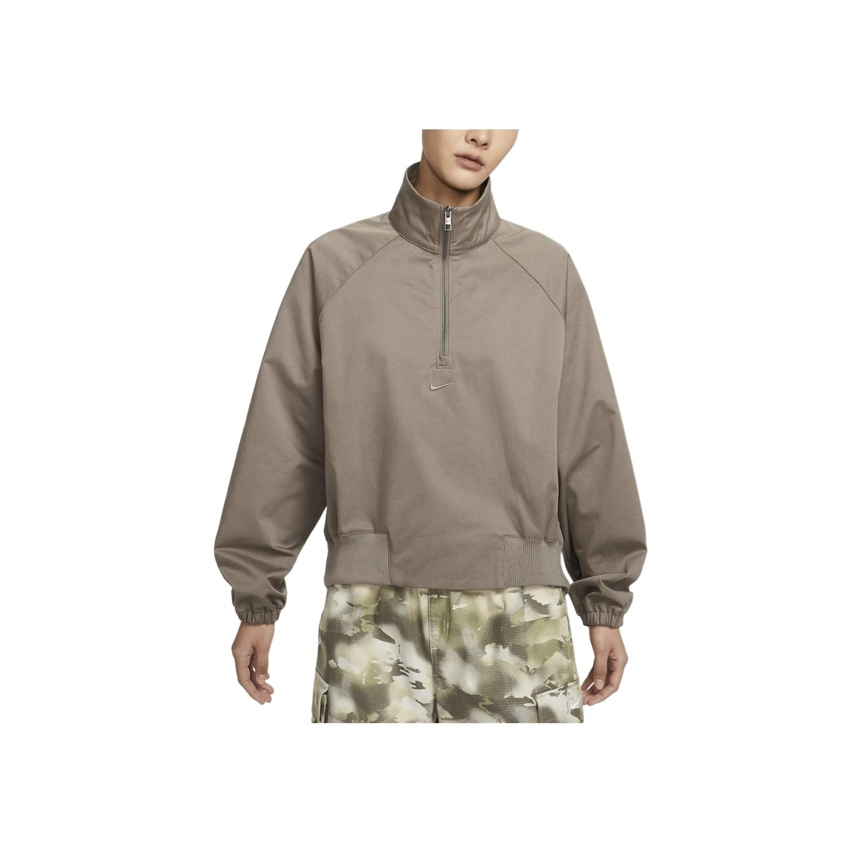 Nike Sportswear Collection Women's Oversized Twill 1/4-Zip Top