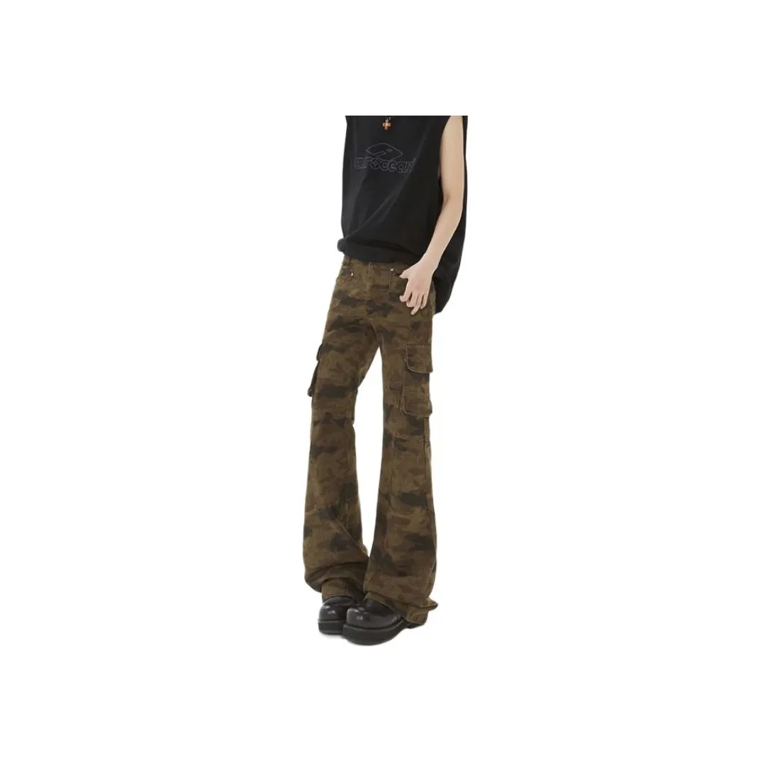 BEAR UNION Jeans Unisex Camouflage Regular Color