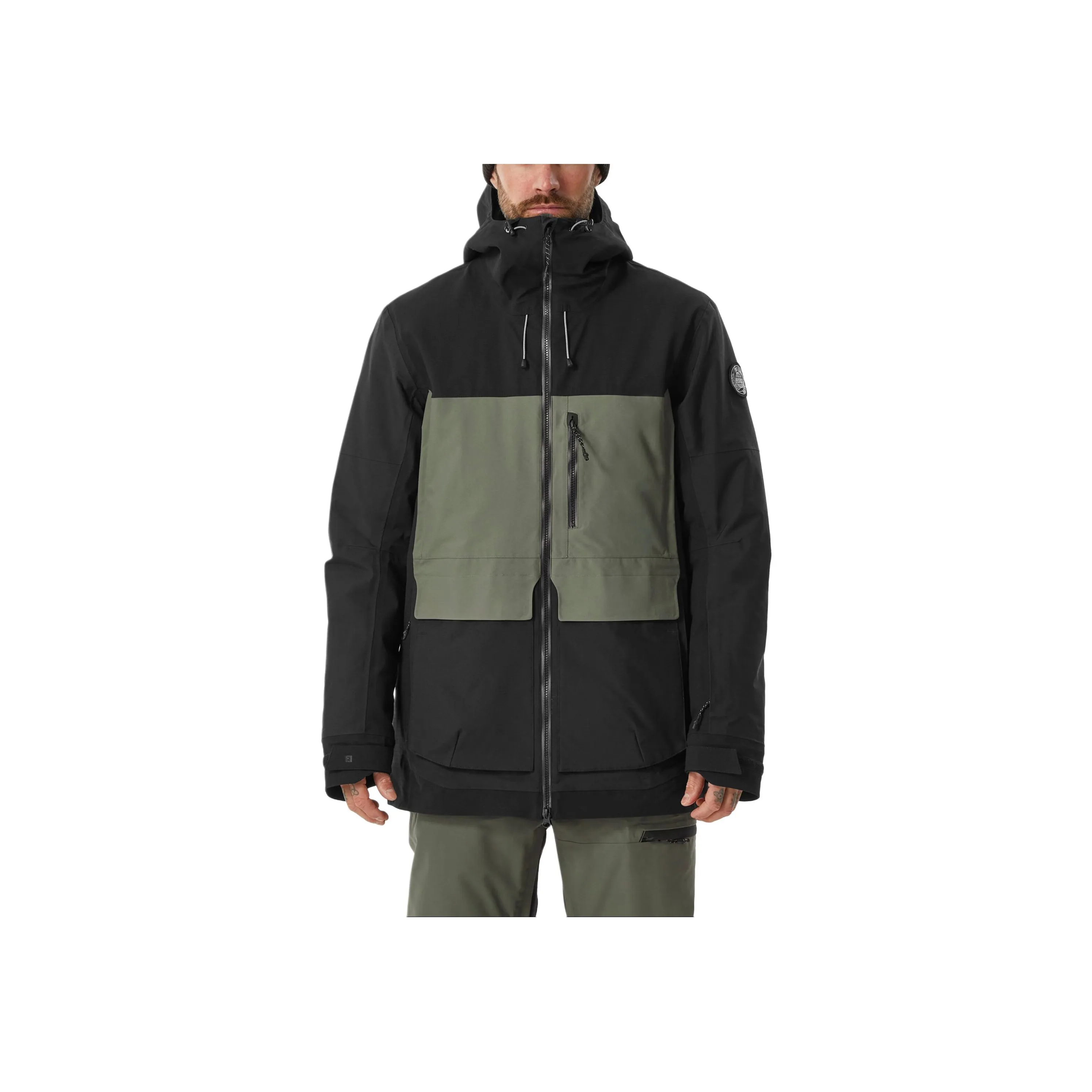 DECATHLON Зеленый Мужская Лыжная Куртка