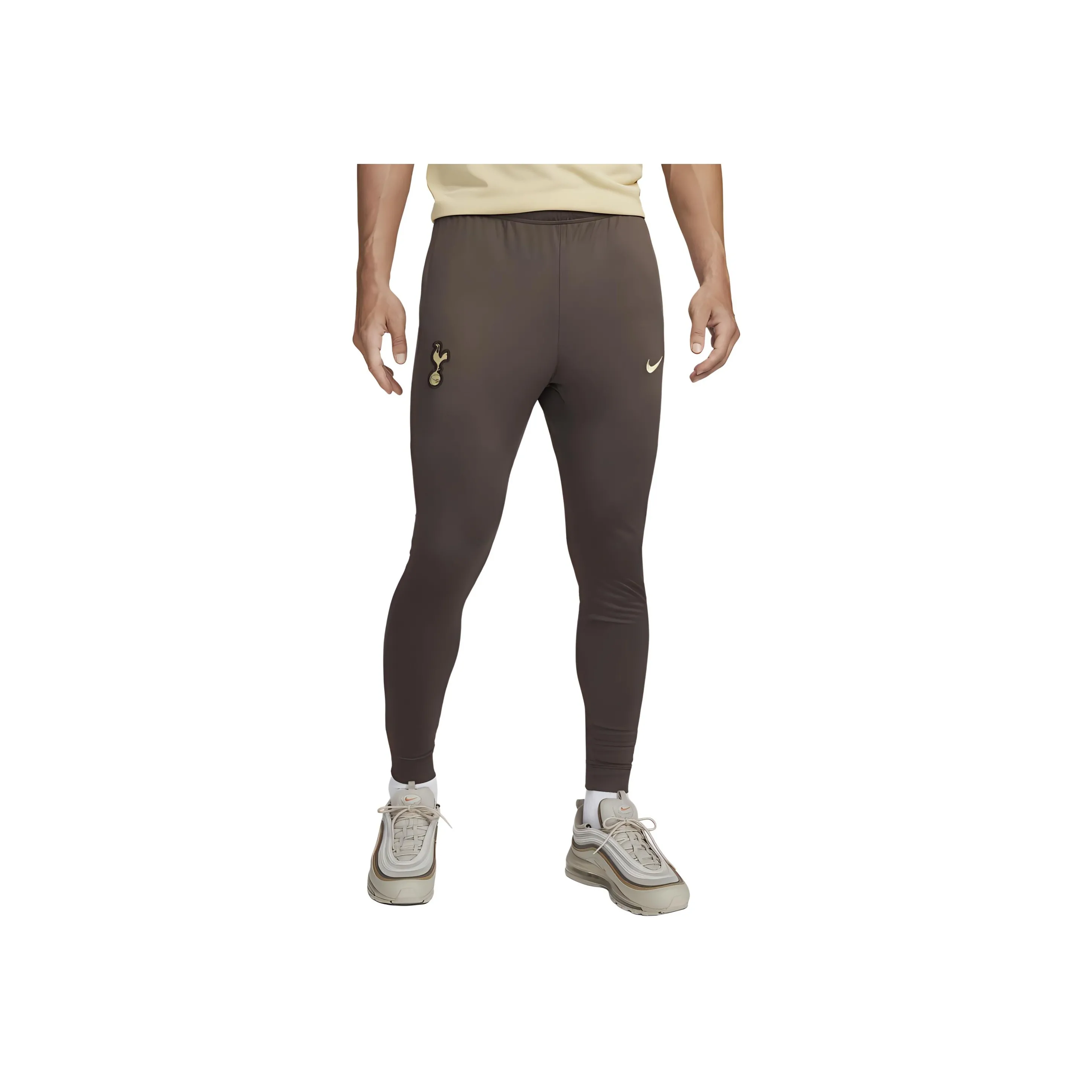 Nike Dri Fit Football KNIT Брюки Вязаные Тренировочные брюки Мужской цвет железного камня