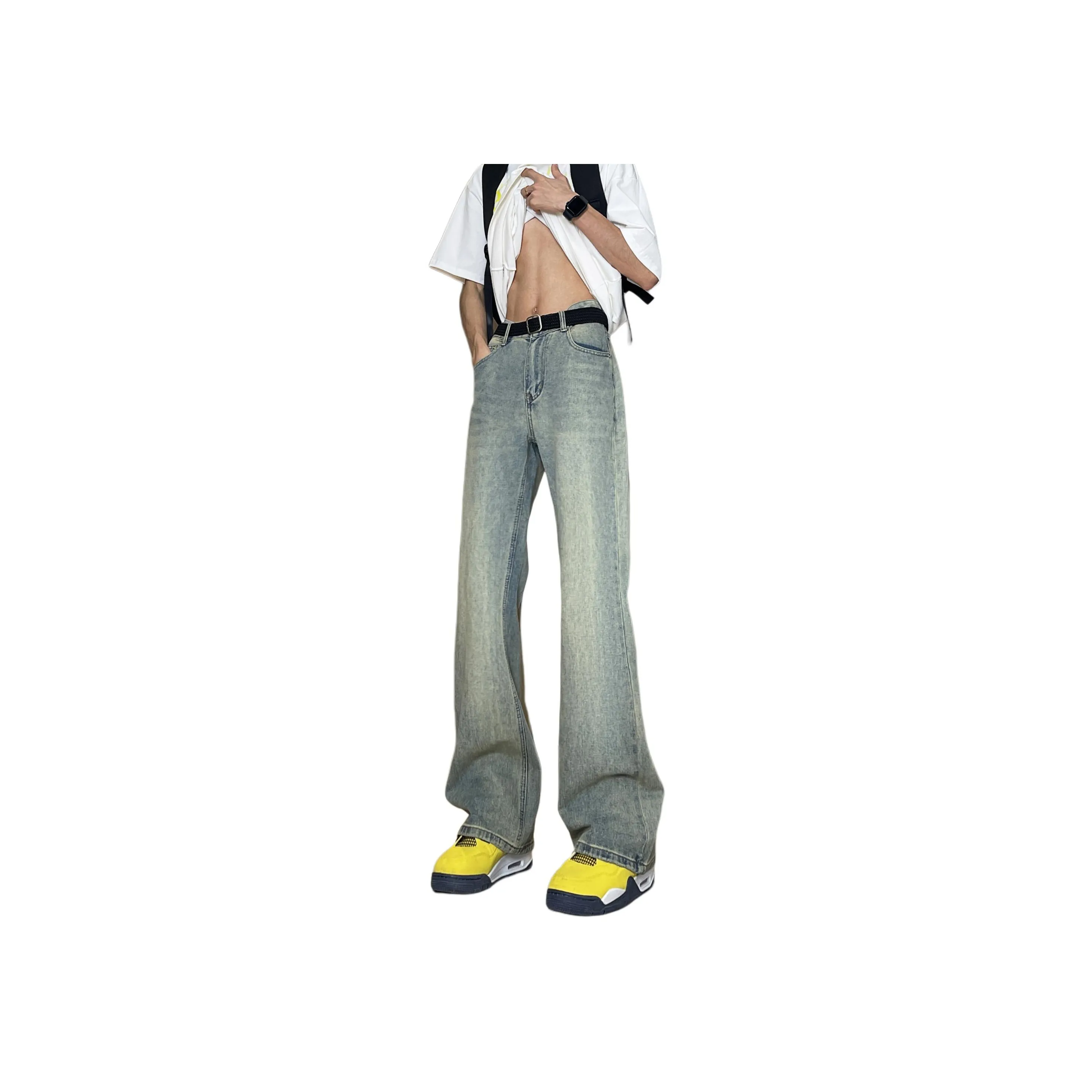 POLAR BEAR Ripped Versatile Refreshing Jeans Unisex