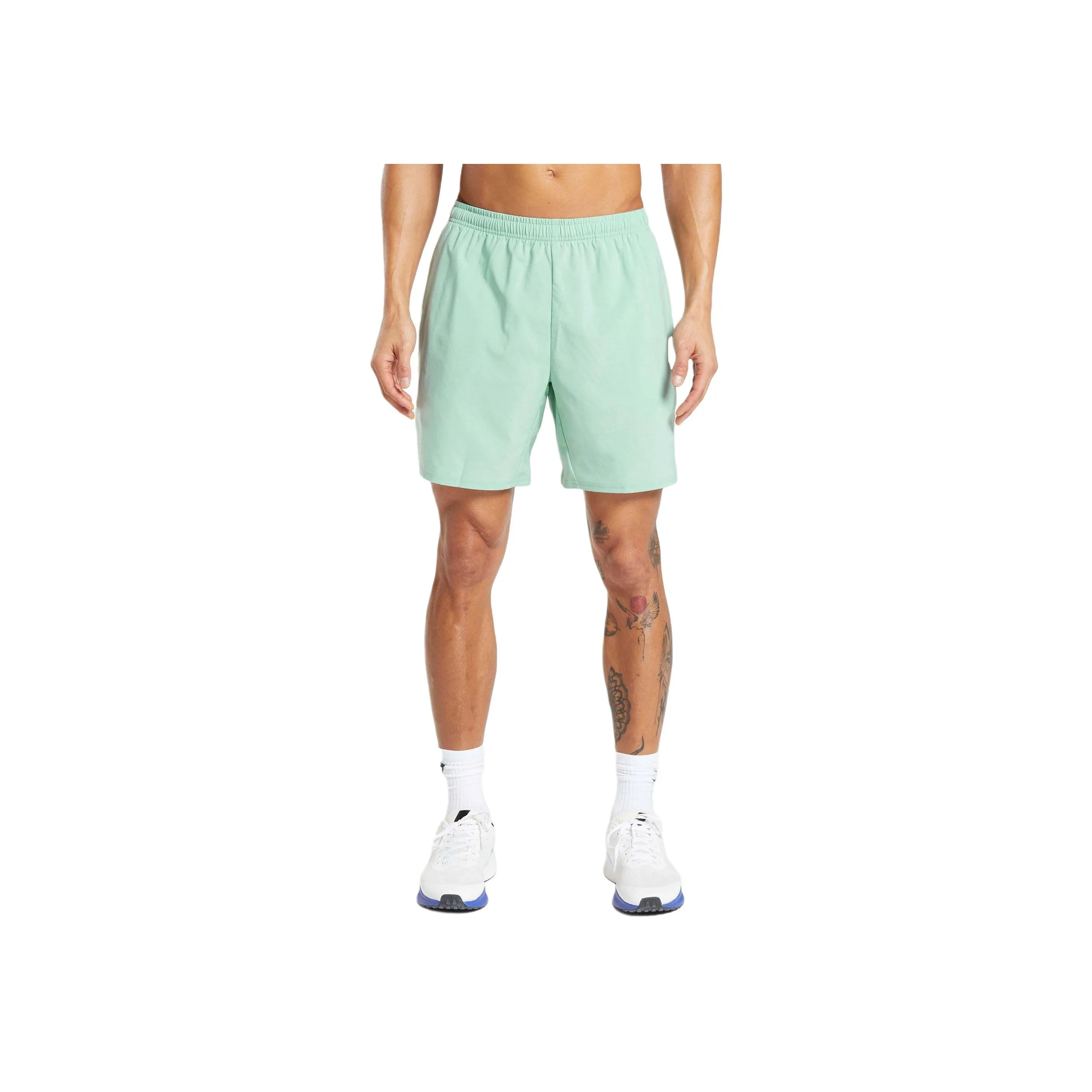 GYMSHARK ARRIVAL 7' Шорты Повседневные шорты Мужской Lidou Зеленый