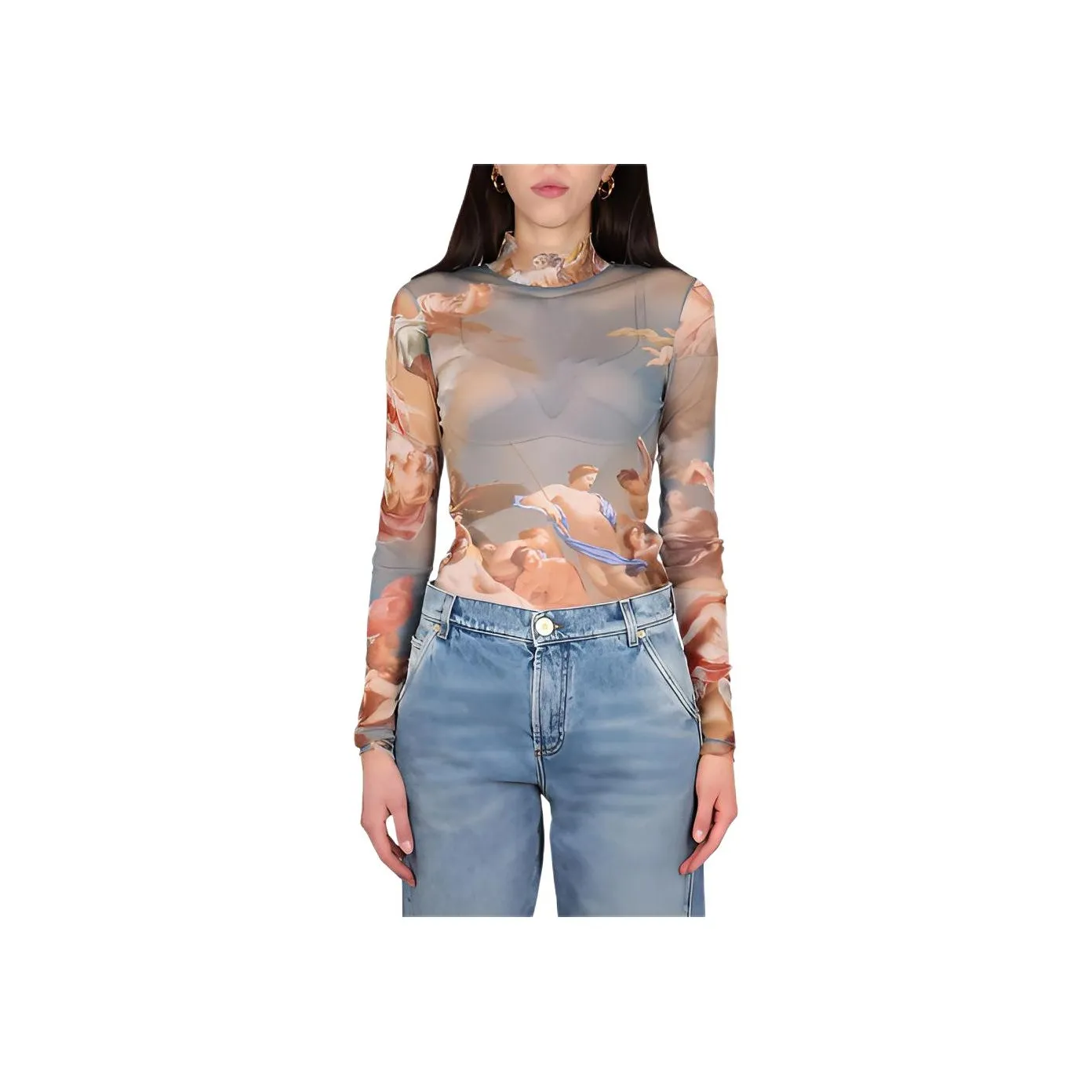 BALMAIN Многоцветные Женские T-рубашки