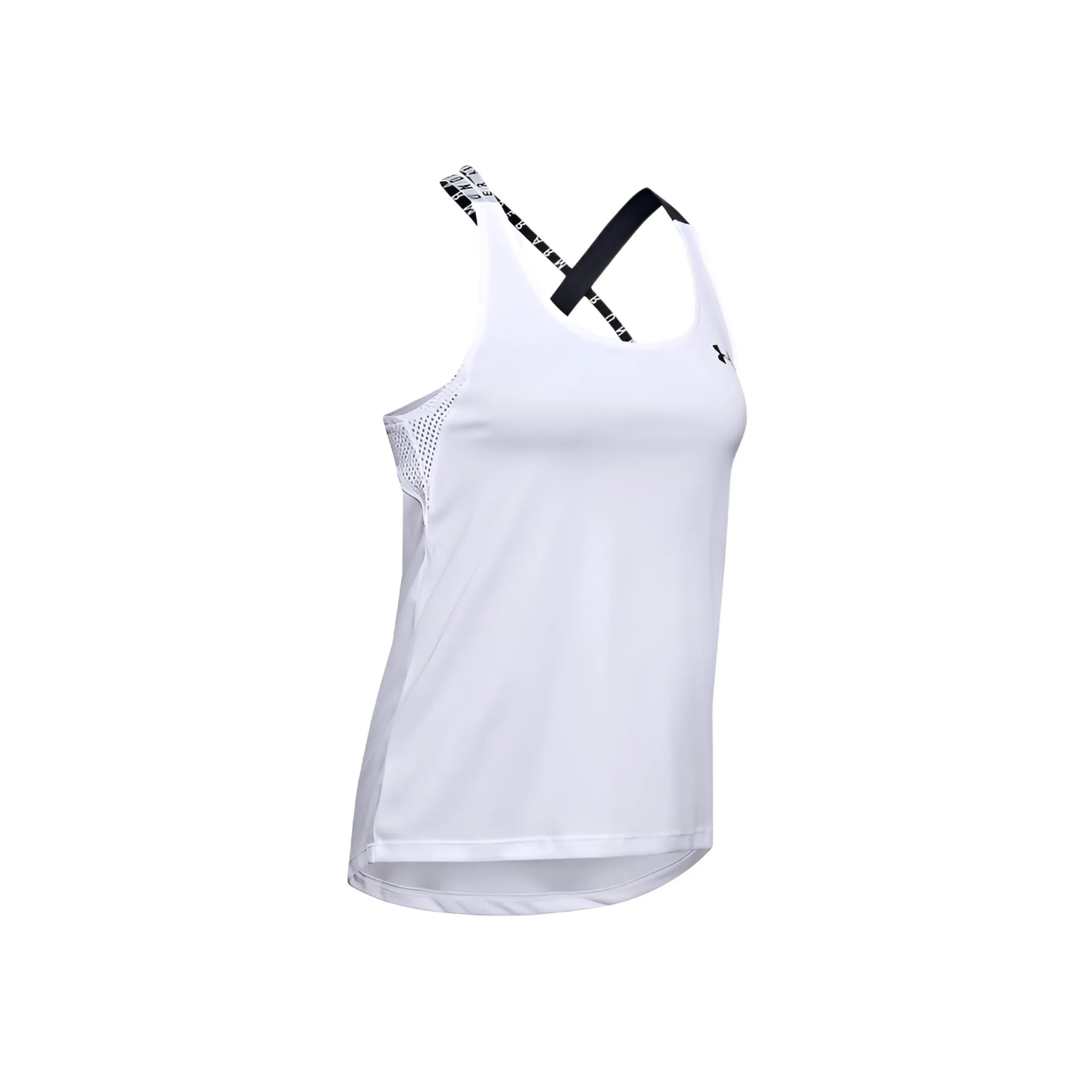 Under Armour Wordmark Sleeveless Sports Shirts Women's White
