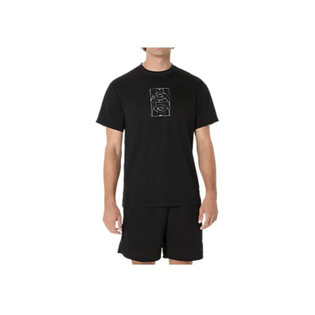 Asics T Shirts Men's Black