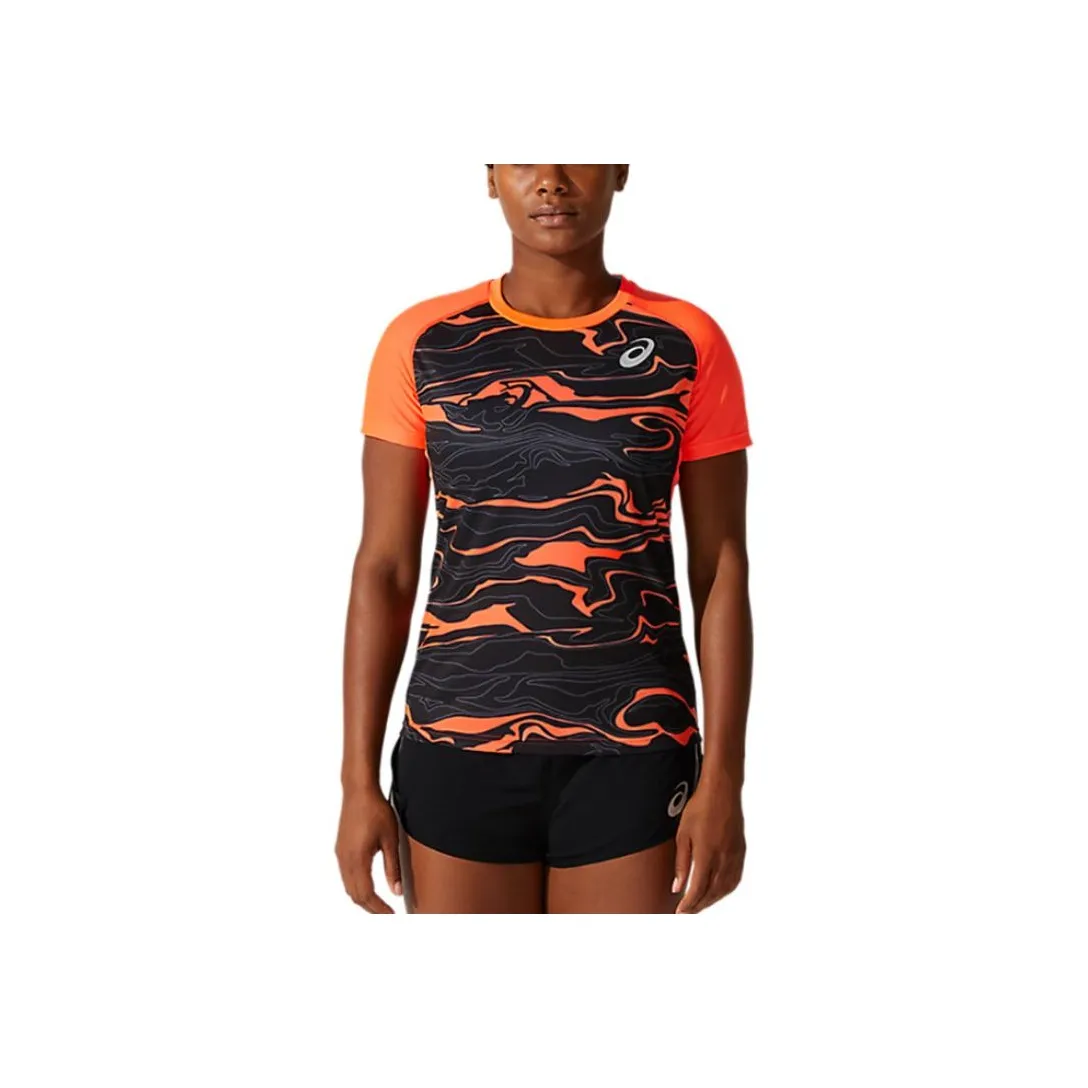 Asics Track And Field Clothing Women's Orange