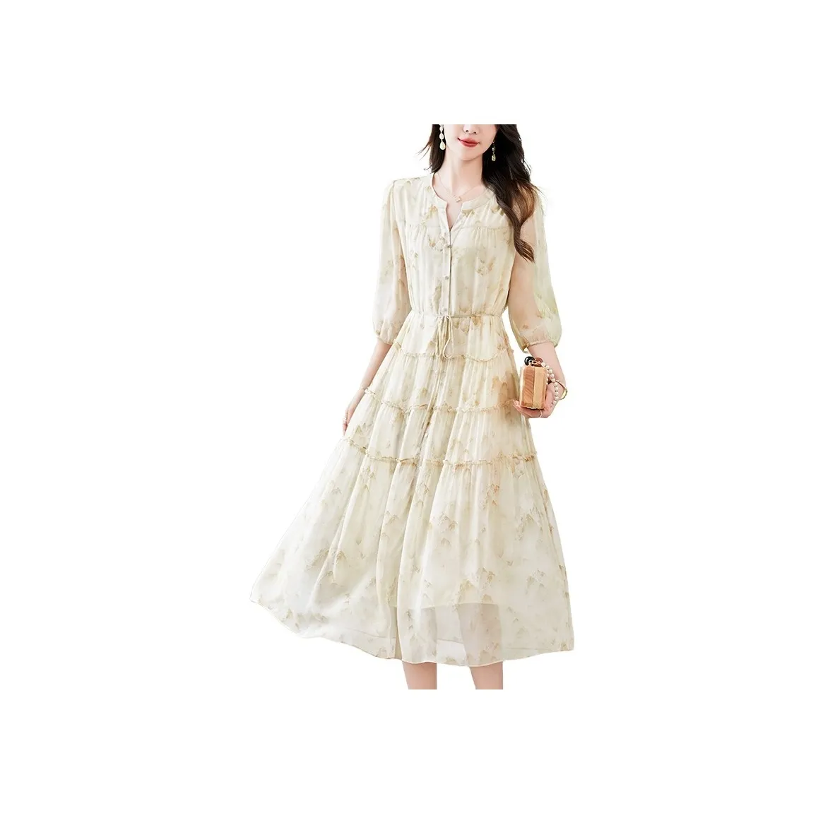 To The West Long Sleeved Dress Women's