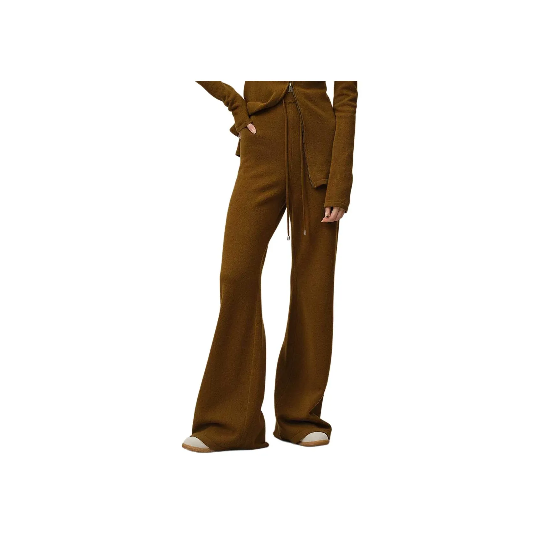 Fabrique Мед Золотисто-коричневый Женские Повседневные Брюки