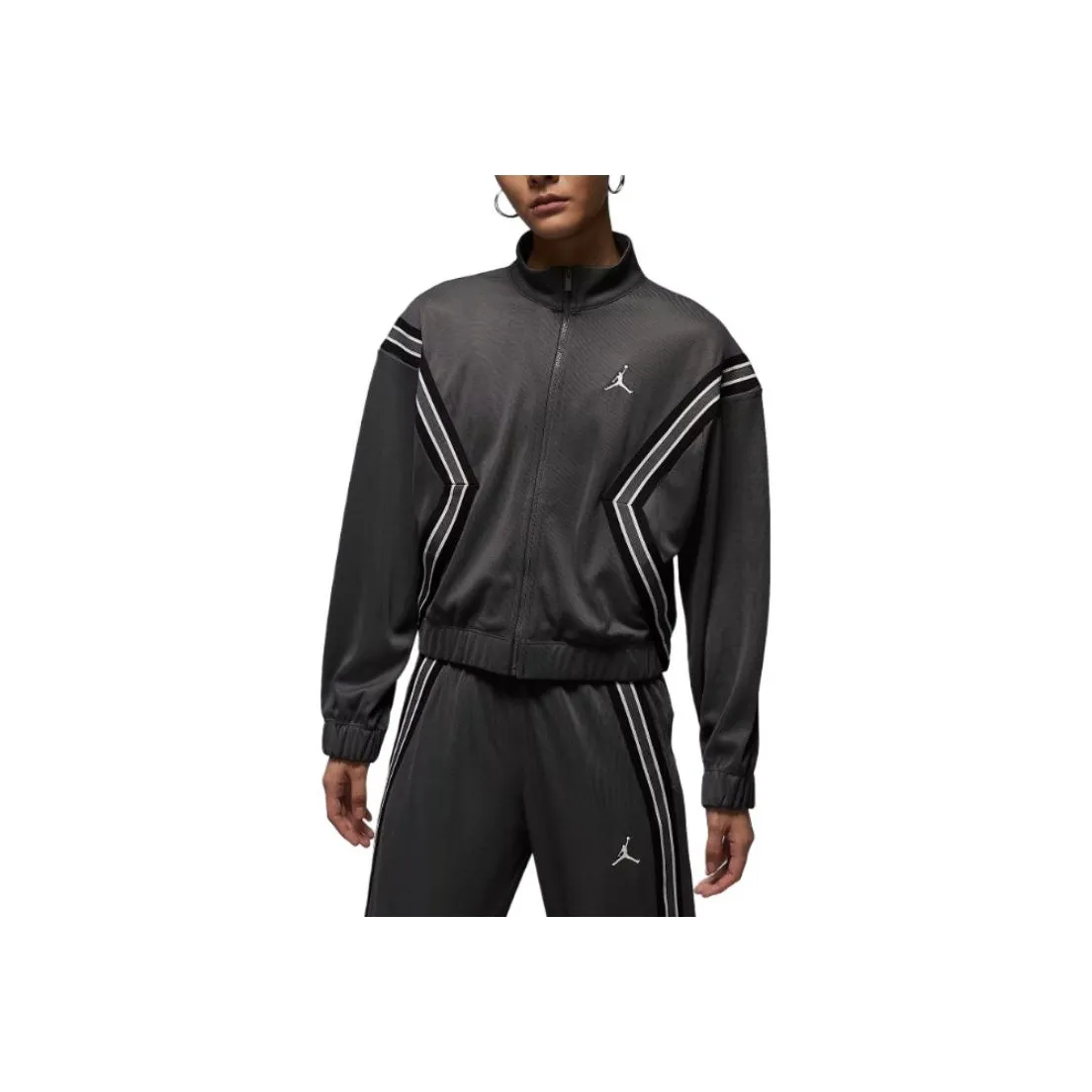 Jordan Apparel Женские Куртки Железо-Серого Цвета