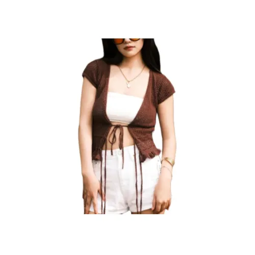 PACSUN Коричневый Женские Трикотаж