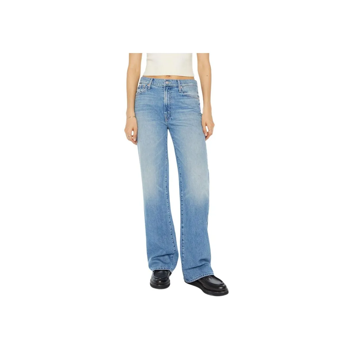 MOTHER The Dodger Sneak Jeans