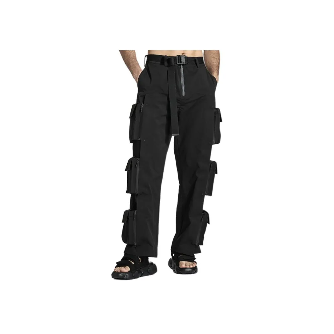 NORVINCY Western Outdoor Tactical Black Warrior Cargo Pants Men's