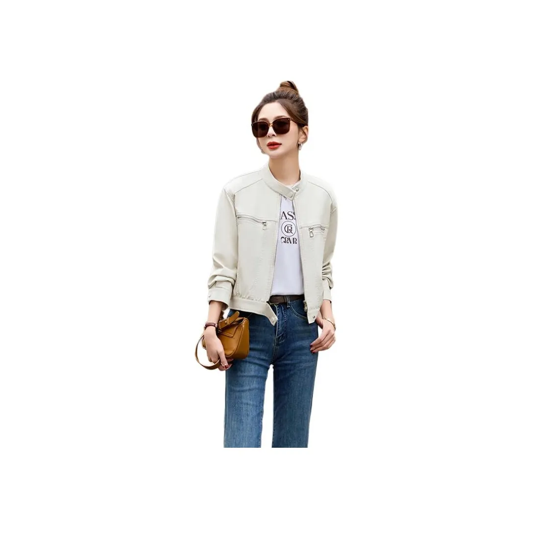 Yi Mengyuan Leather Jacket Women's