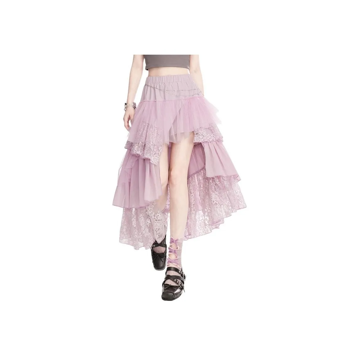 11SH97 Повседневный Длинный Юбка Женские