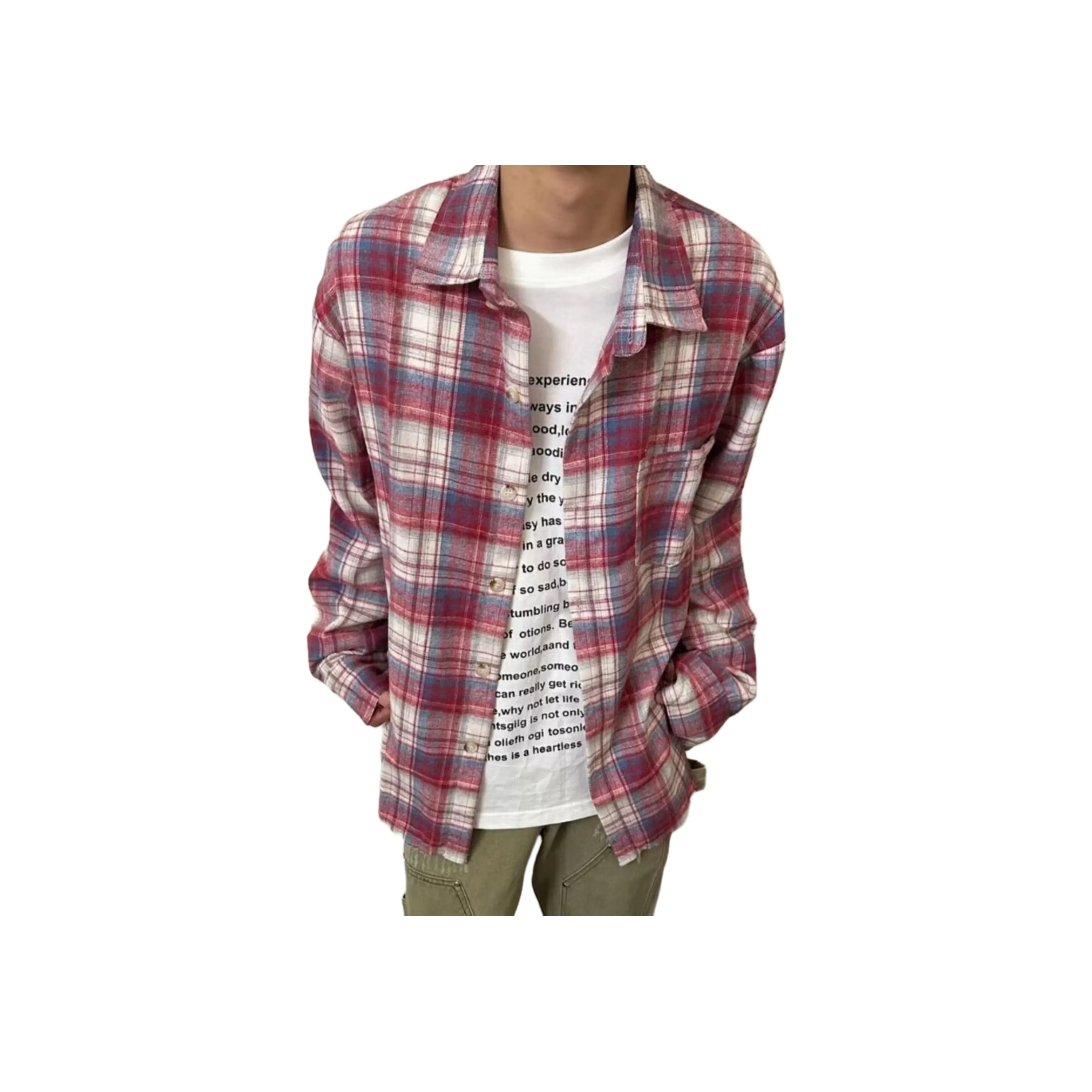 MORii Red Unisex Shirts MORii Красный Унисекс Рубашки