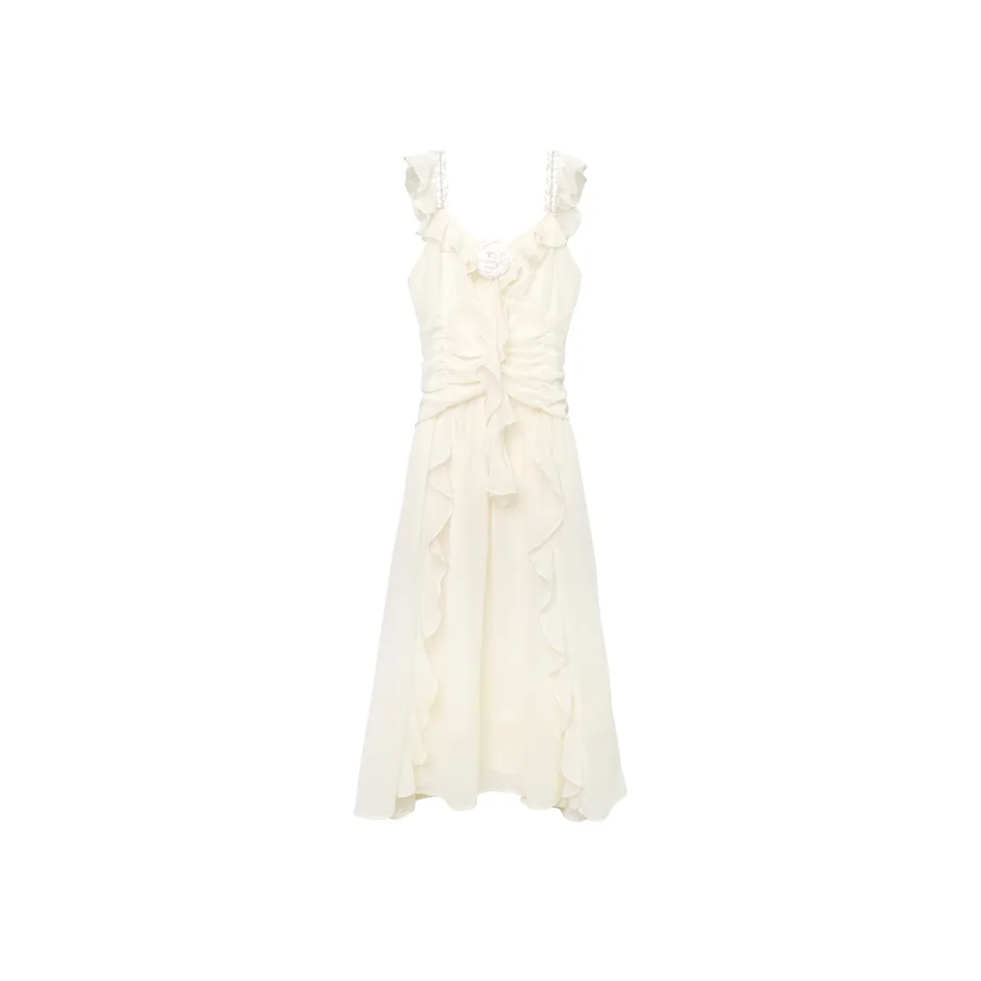 Bronze Lucia Slip Dresses Women's White