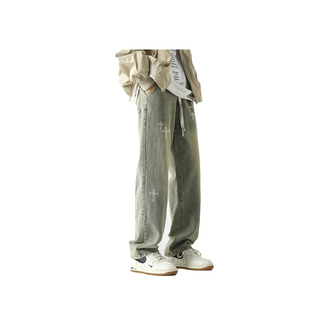 JCUI Jeans Unisex